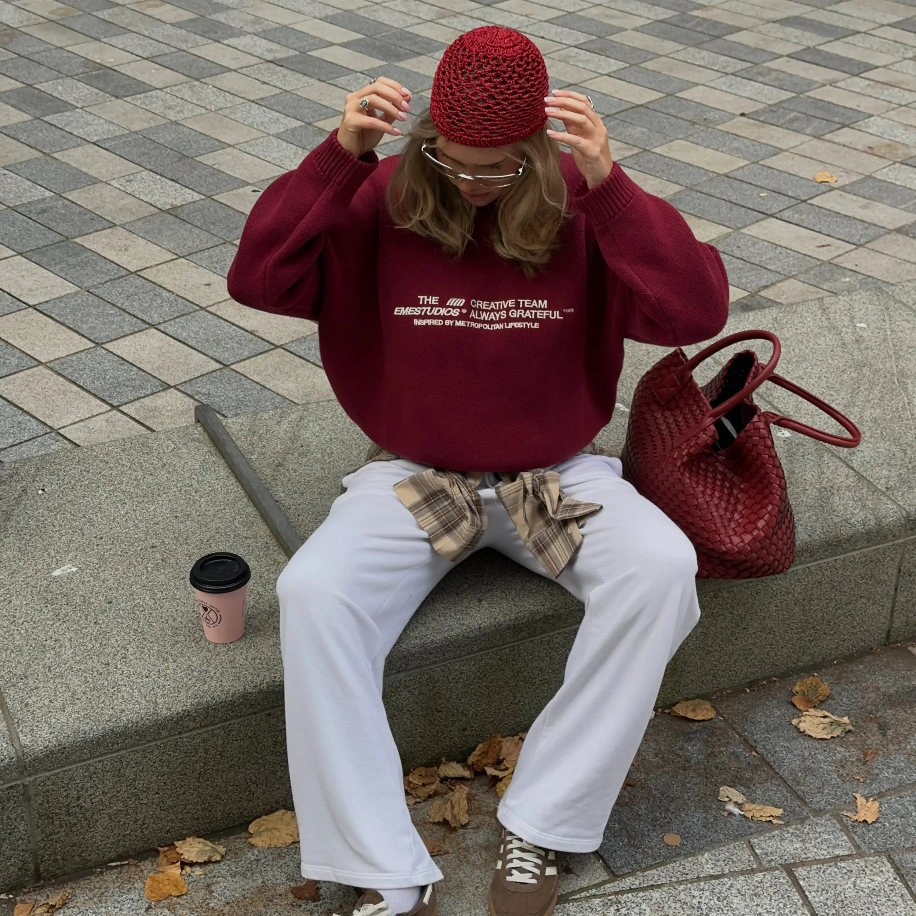 Metro Cabernet Knit Sweater