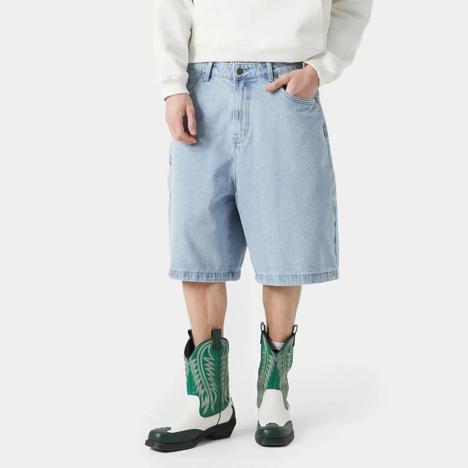 Andy Cloudy Denim Jorts