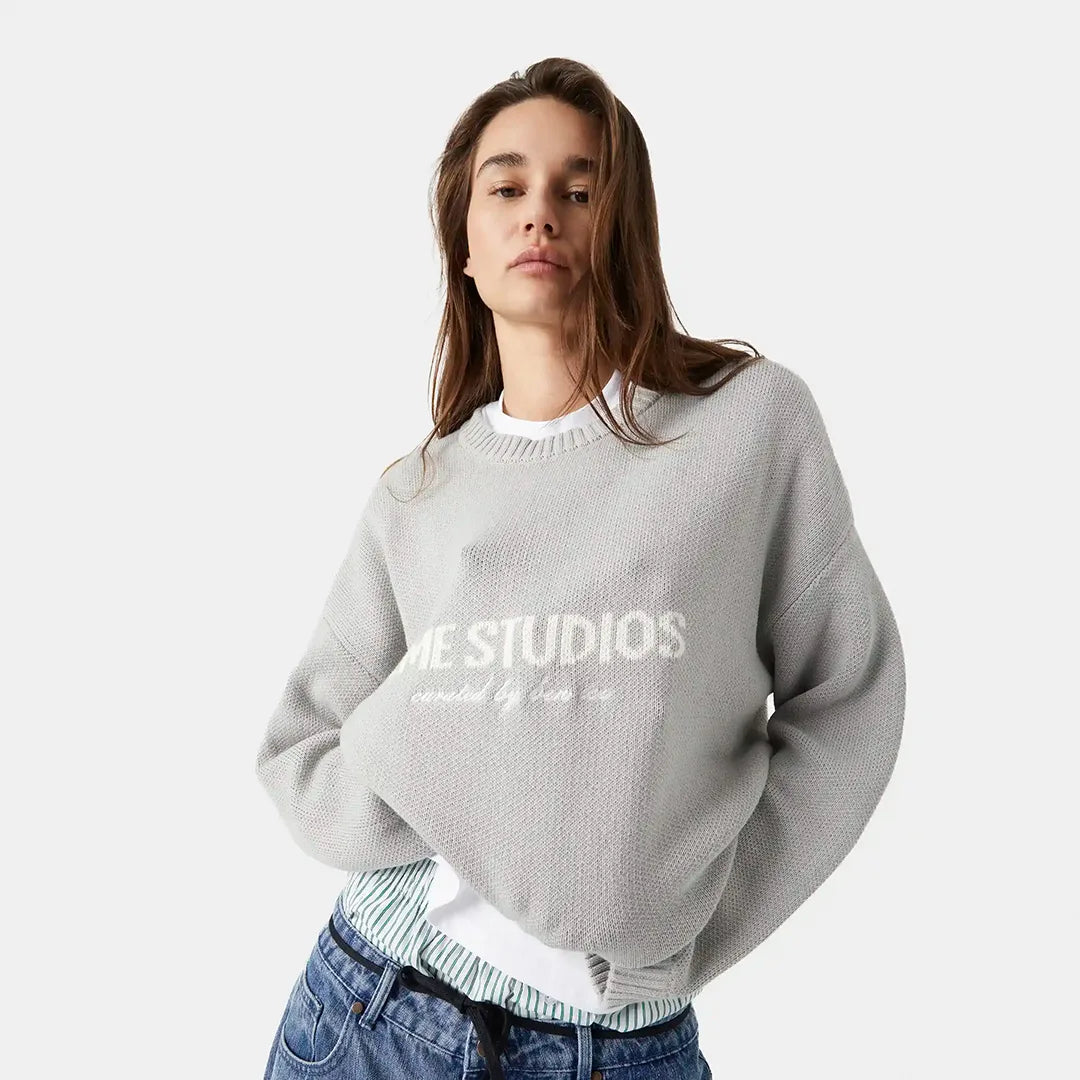 Master Grey Knit Sweater