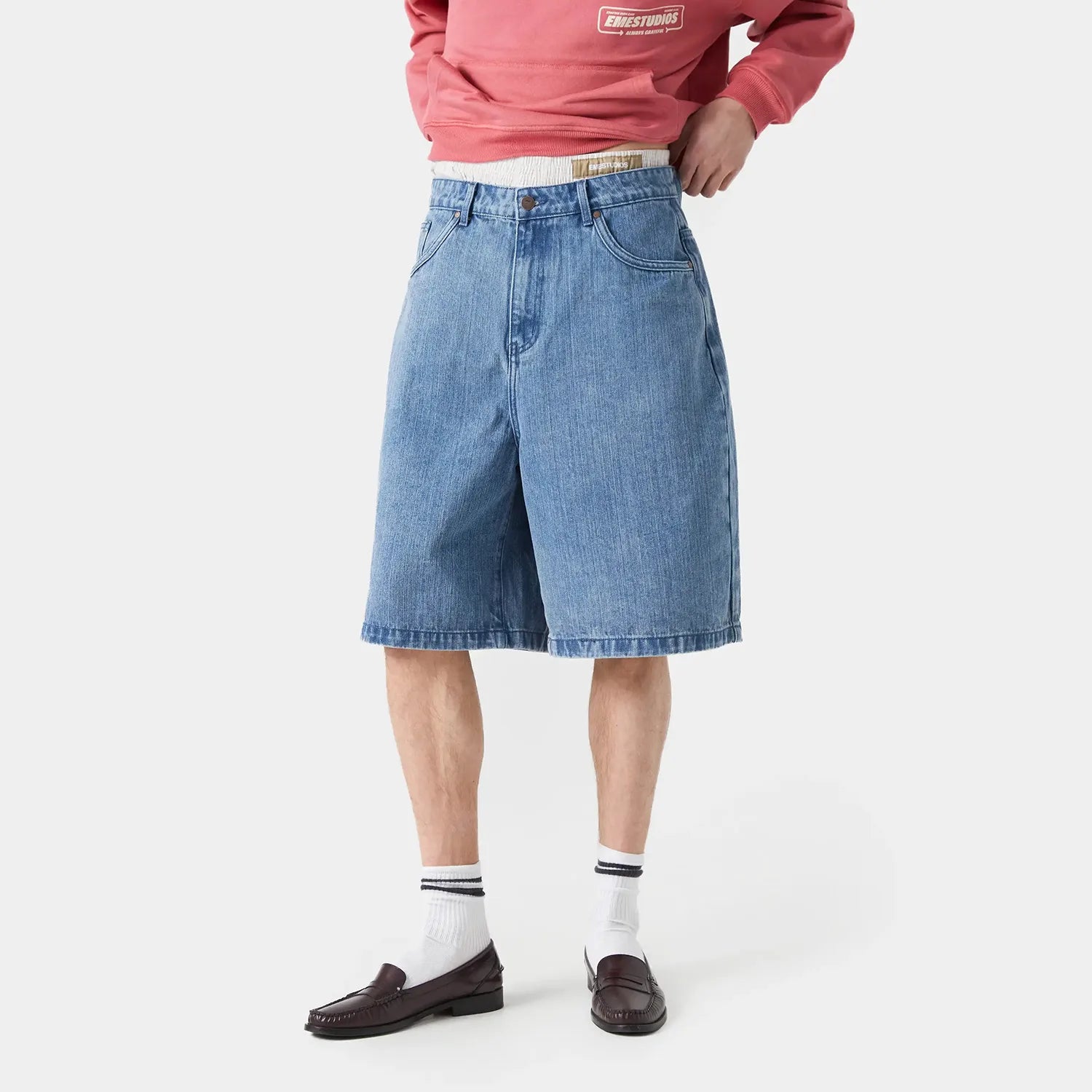 Andy Scratch Denim Jorts