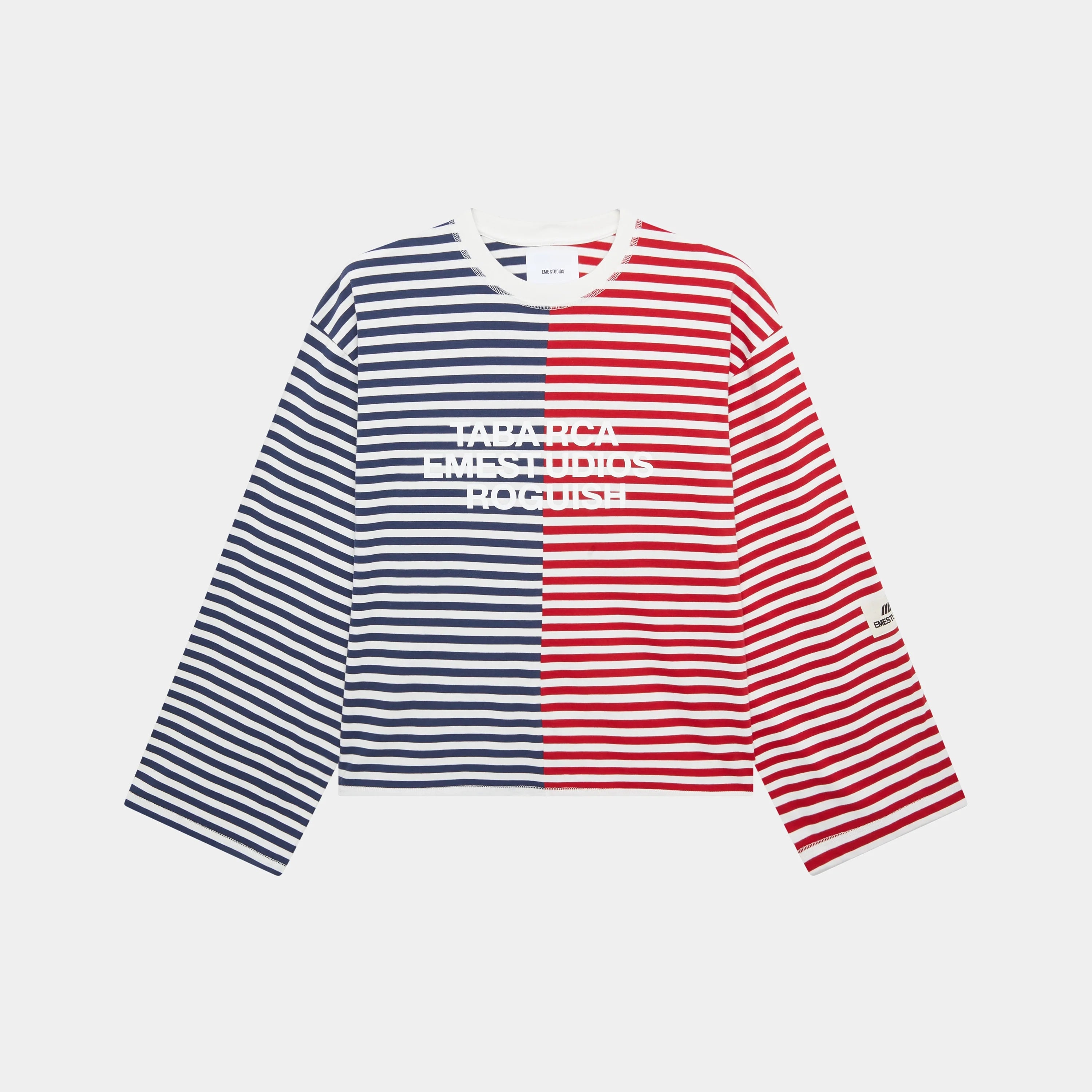 Roguish Navy Striped Long Sleeve