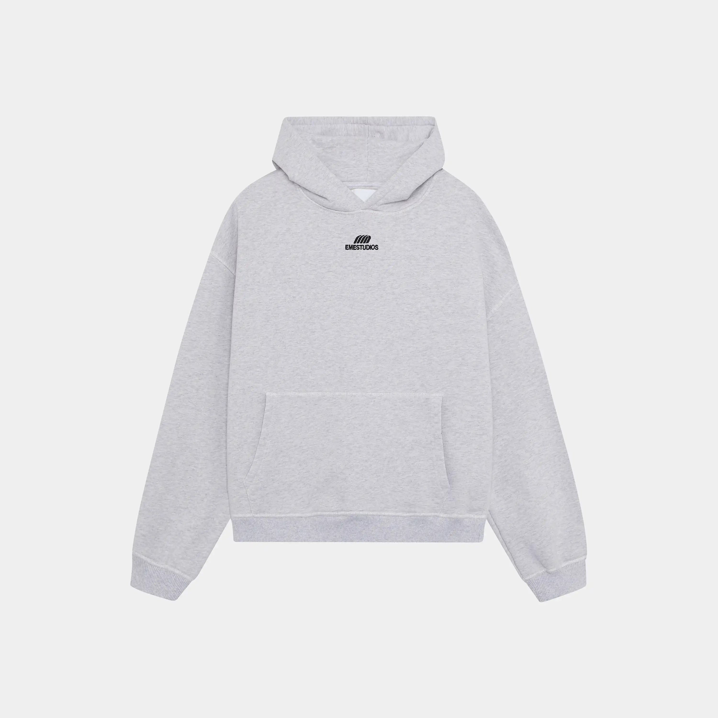 Basic Heather Grey Oversized Hoodie