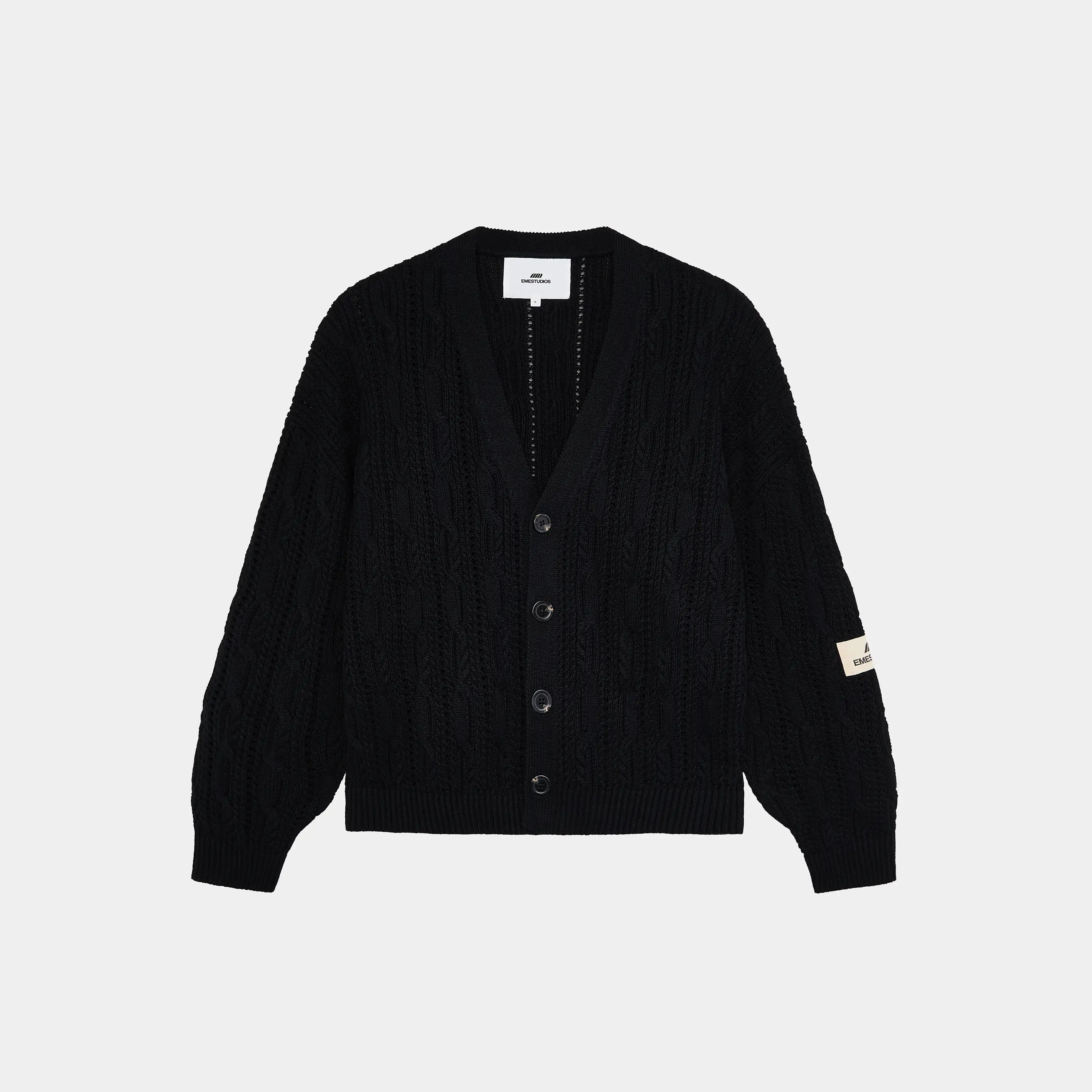 Inger Black Cardigan