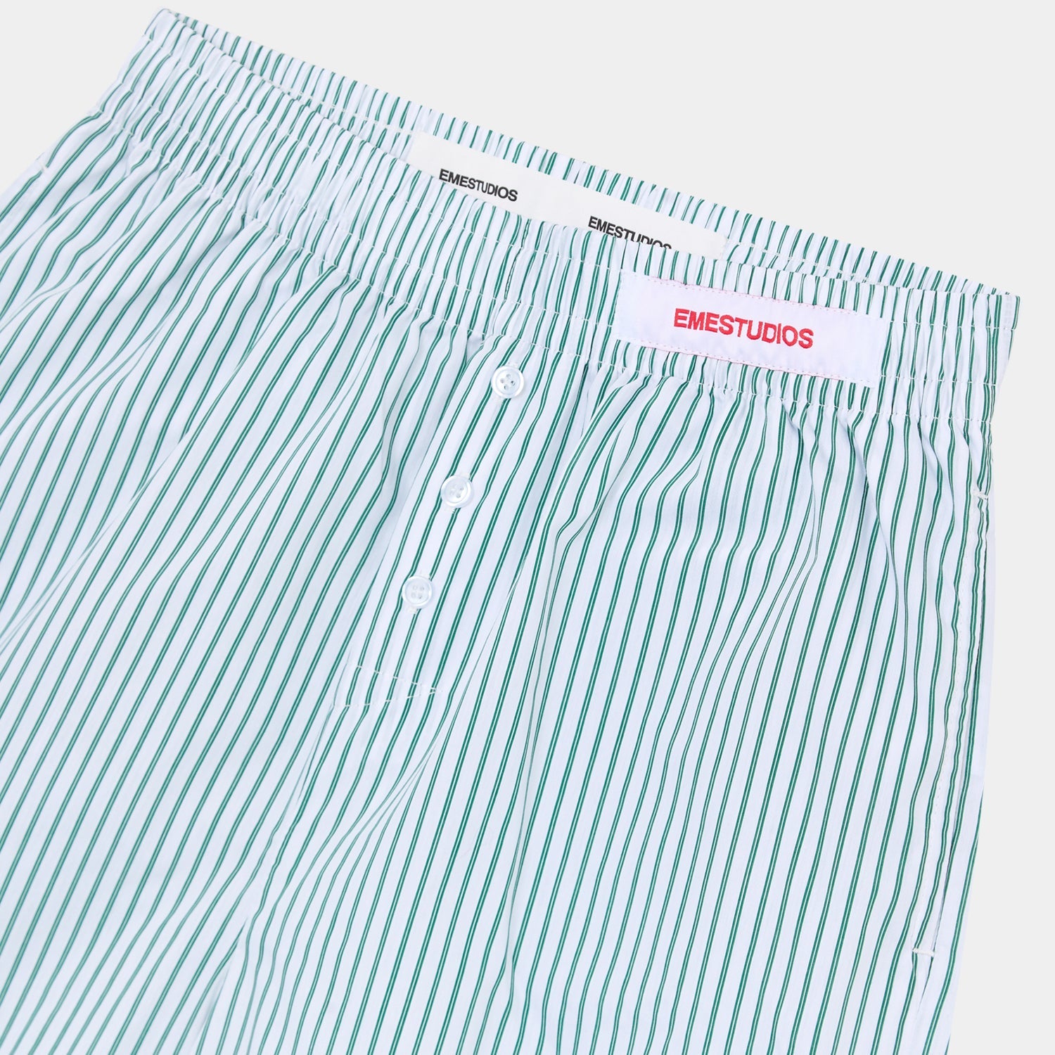 Jammies LS Green Striped