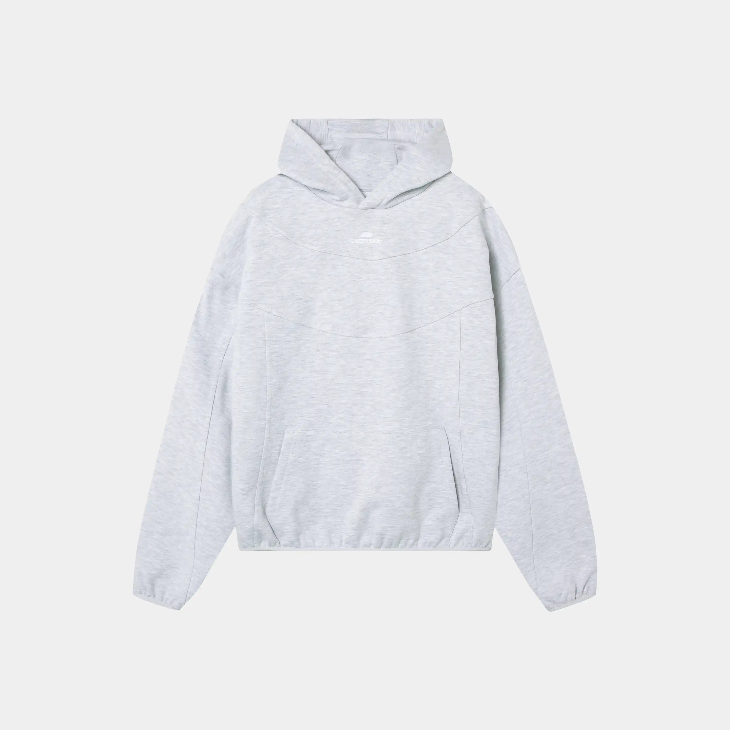 Alfa Heather Grey Oversized Hoodie