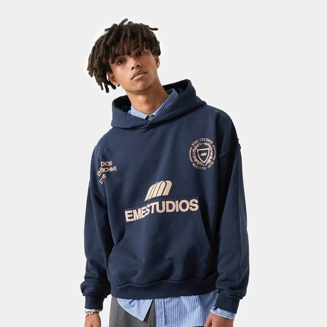 Stealth Navy Oversized Hoodie