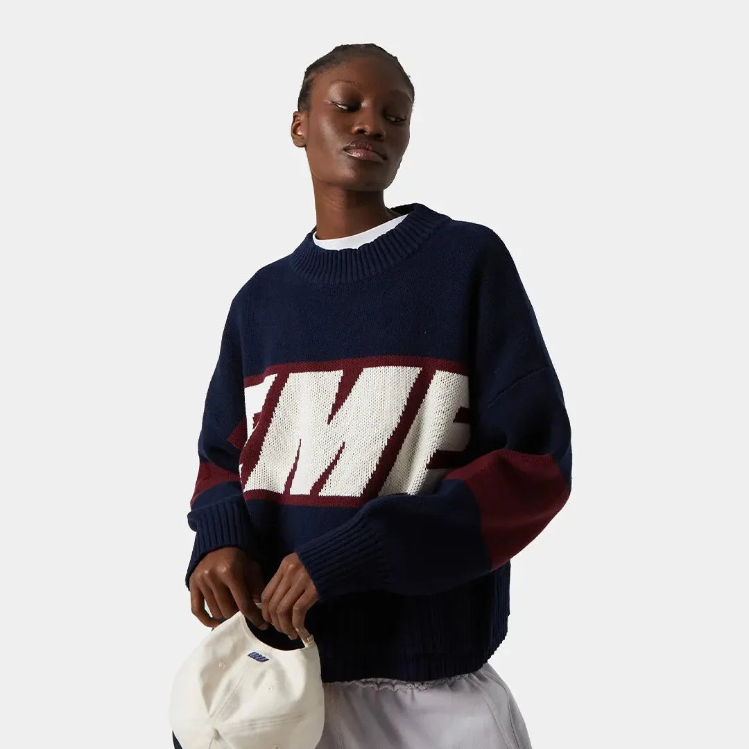 Thrill Indigo Knit Sweater