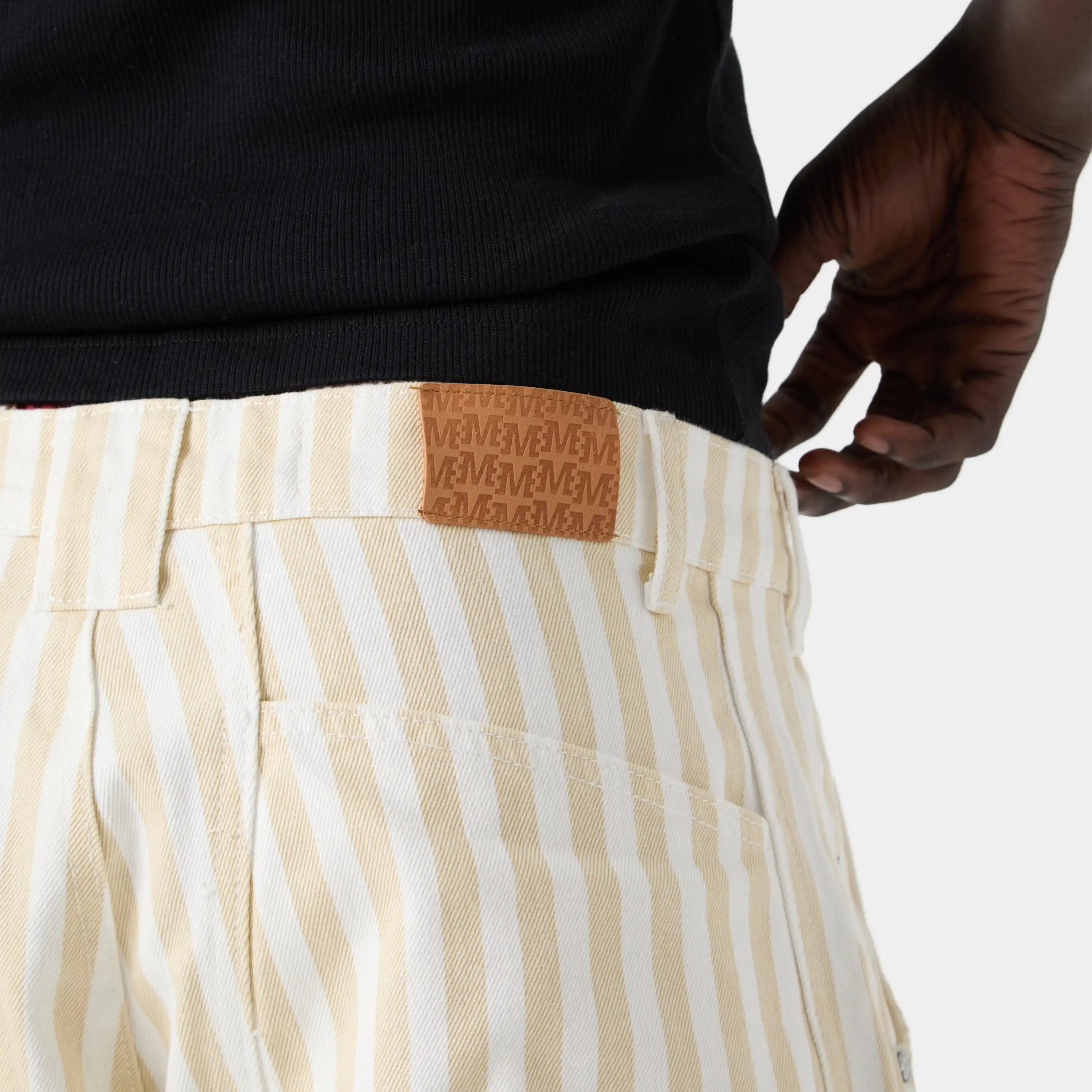 Tibiacore Striped Denim Jorts
