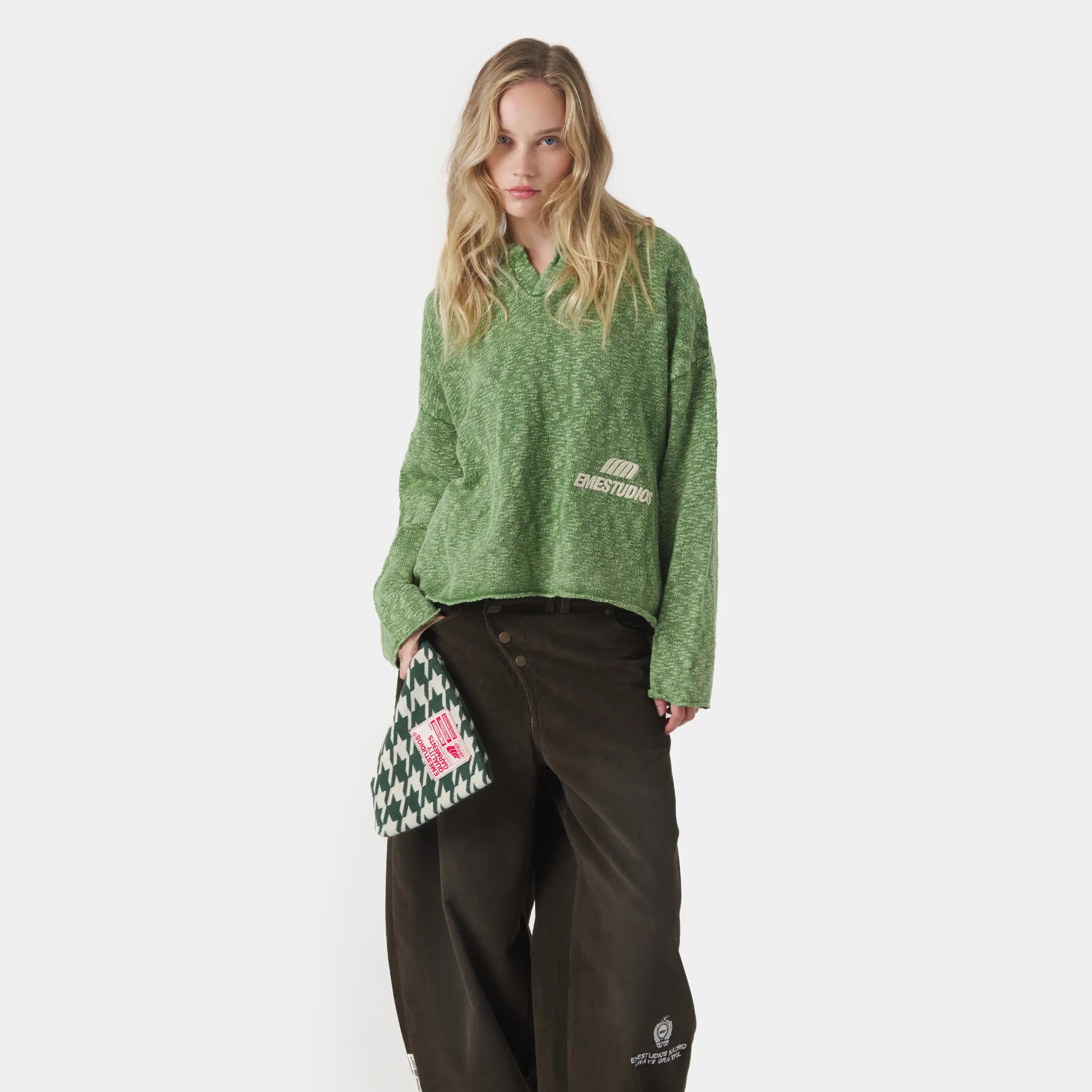 Kiff Polo Bottle Knit Distressed