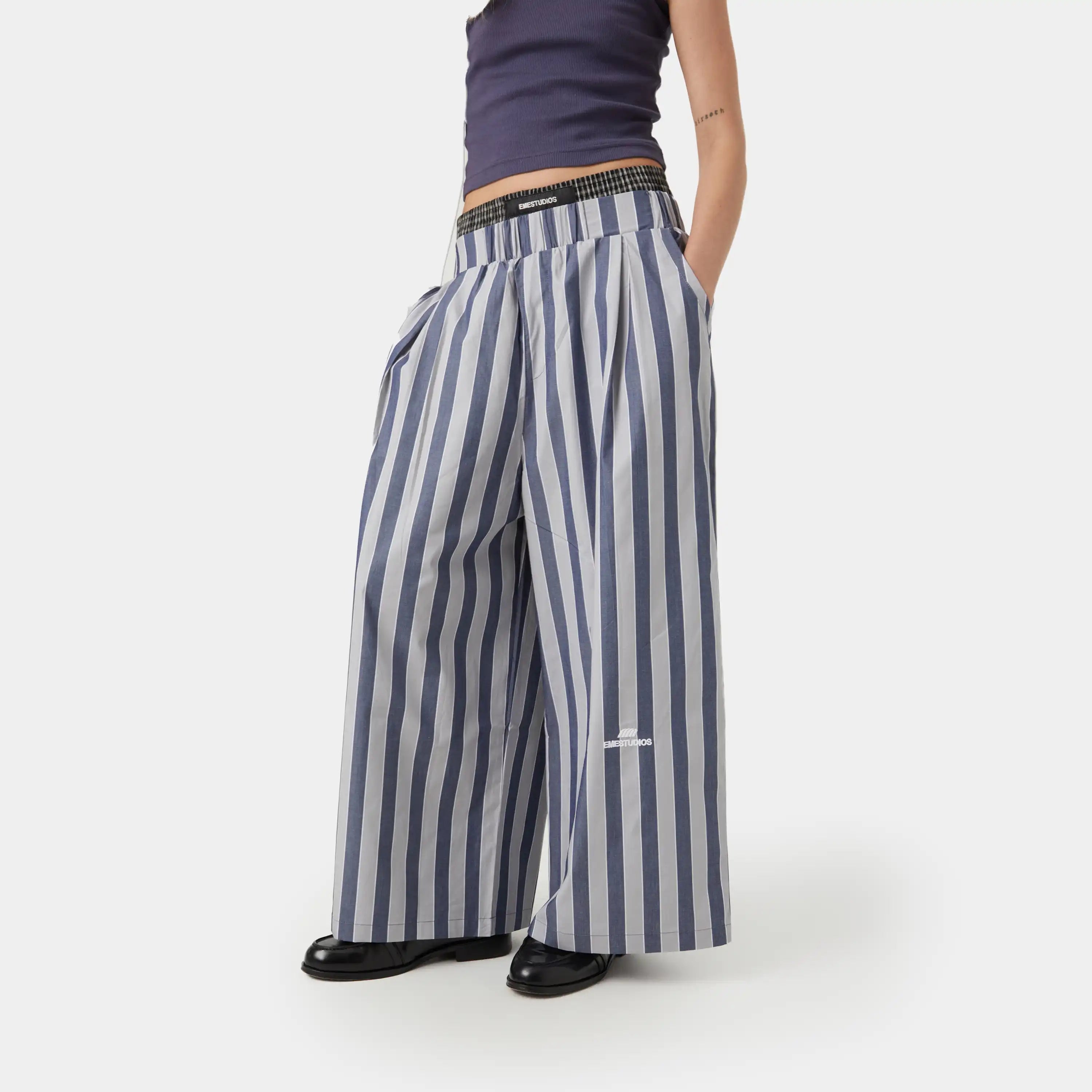 Agl Wide Striped Pants