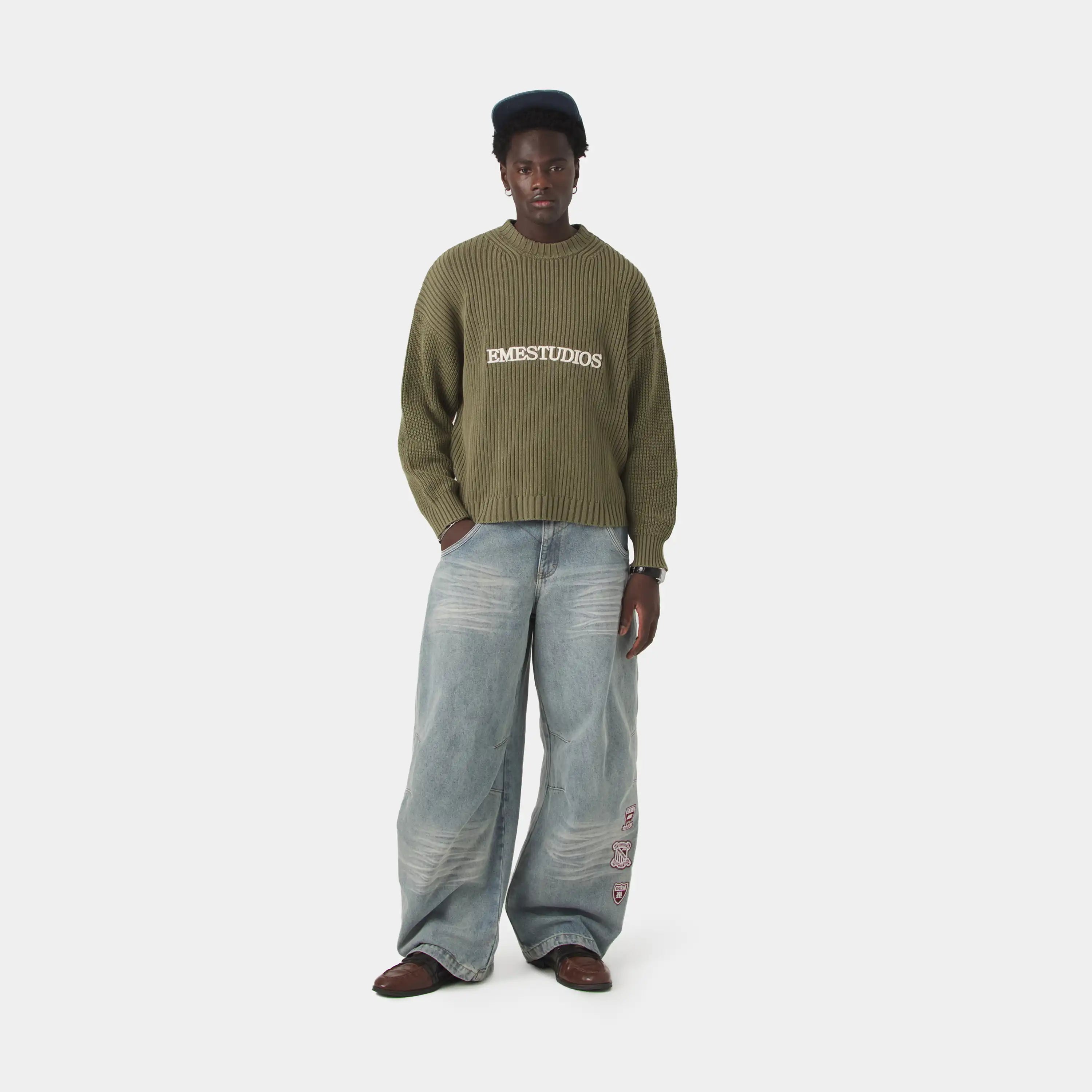 Yoss Olive Knit Sweater