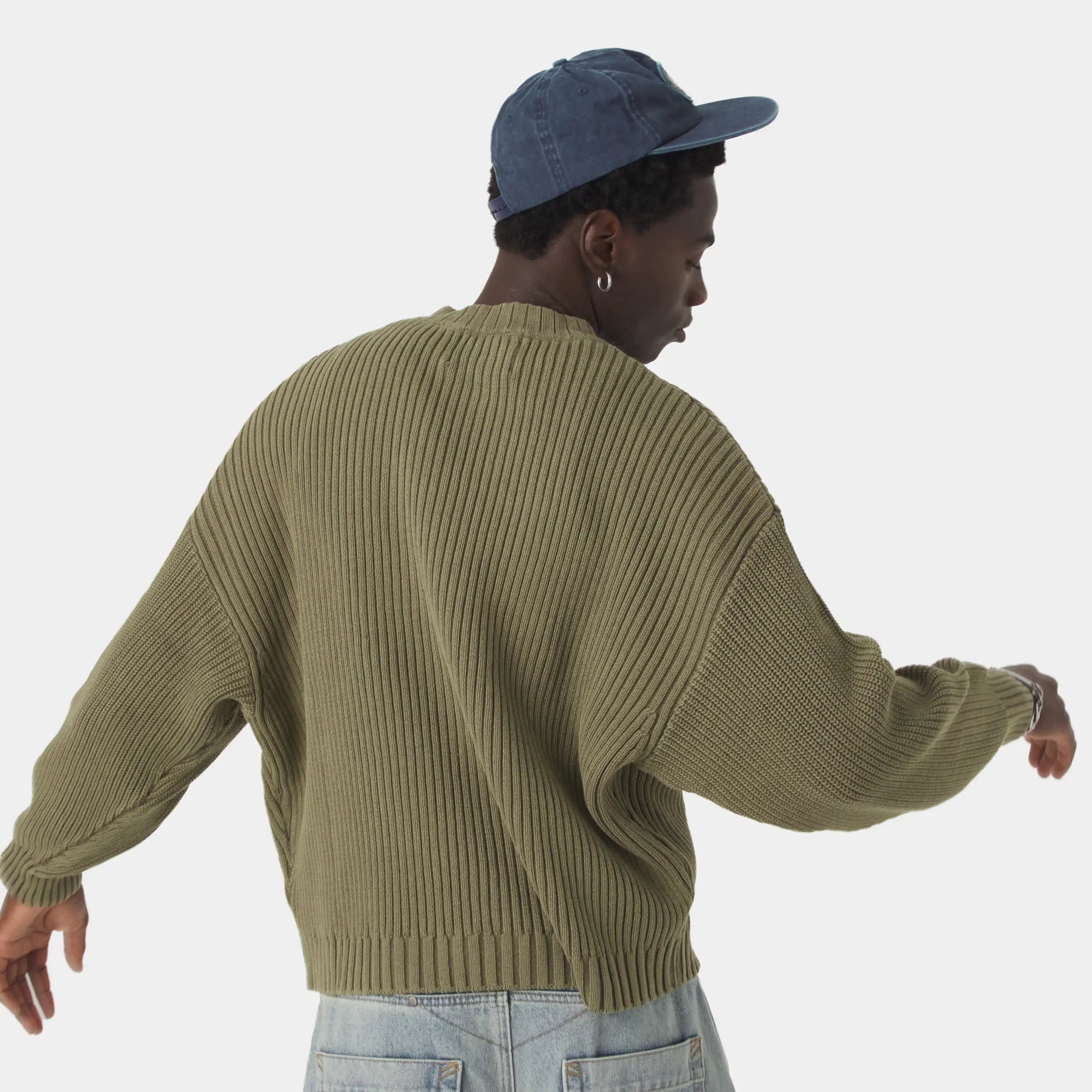 Yoss Olive Knit Sweater