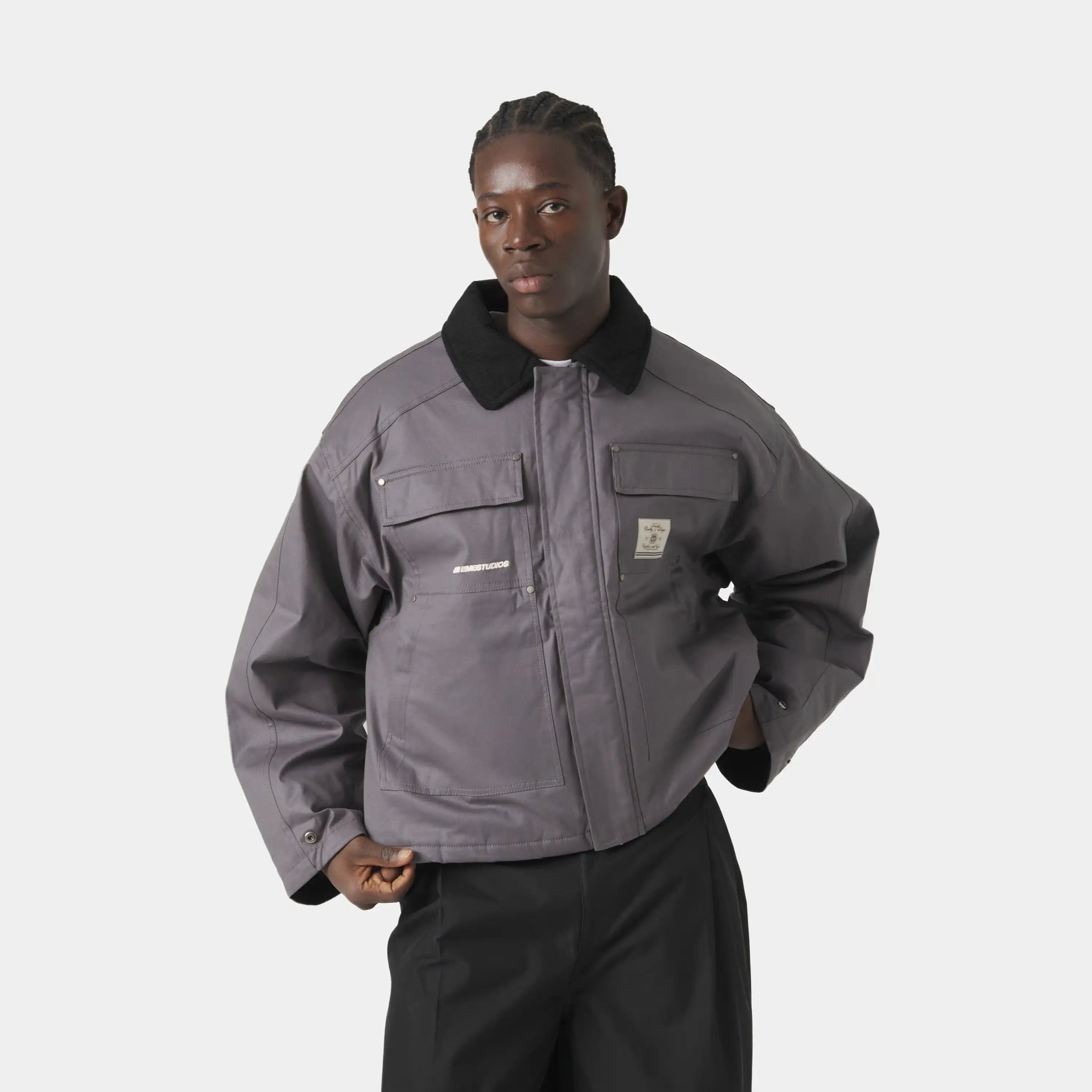 Ethos Grey Boxy Jacket