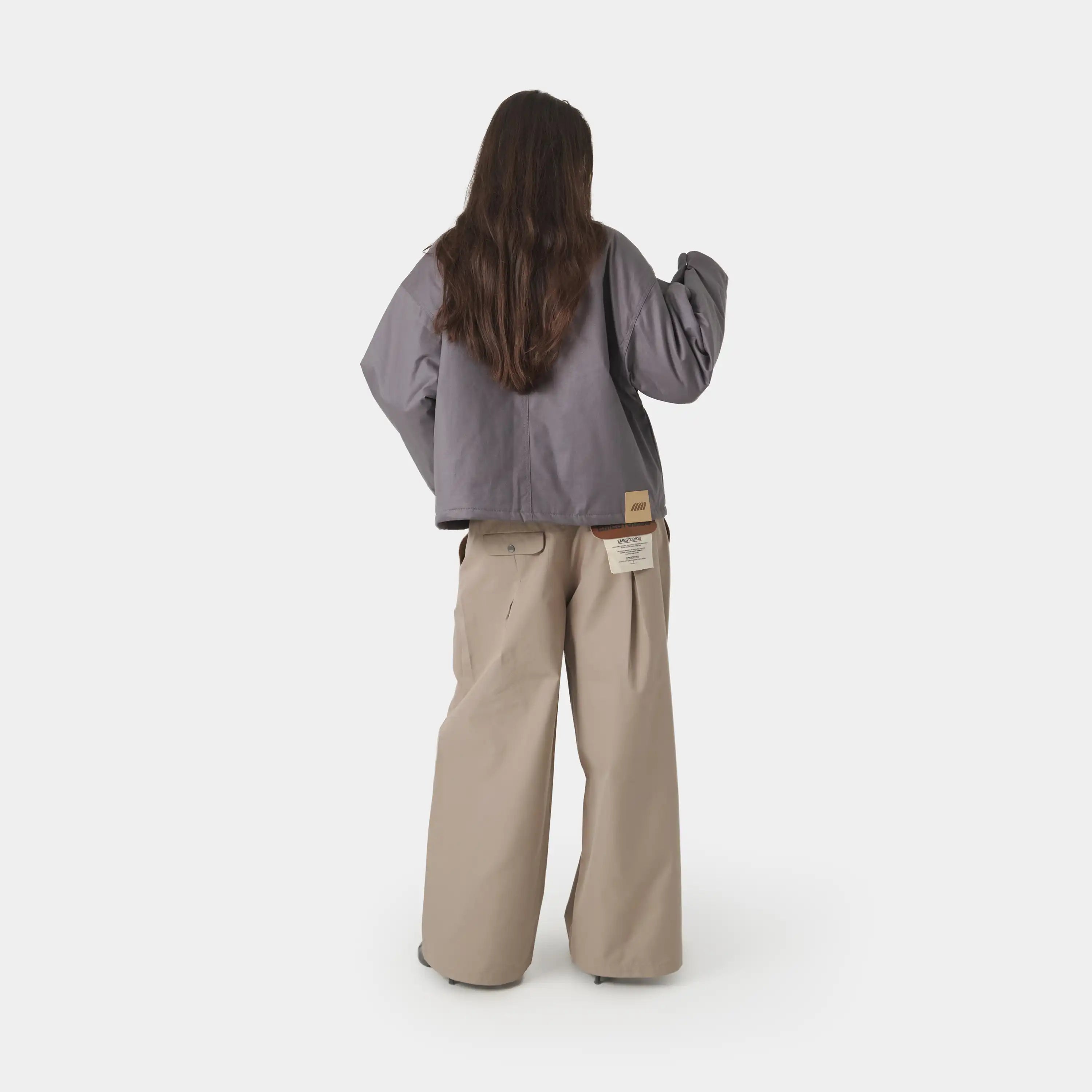 Ethos Grey Boxy Jacket