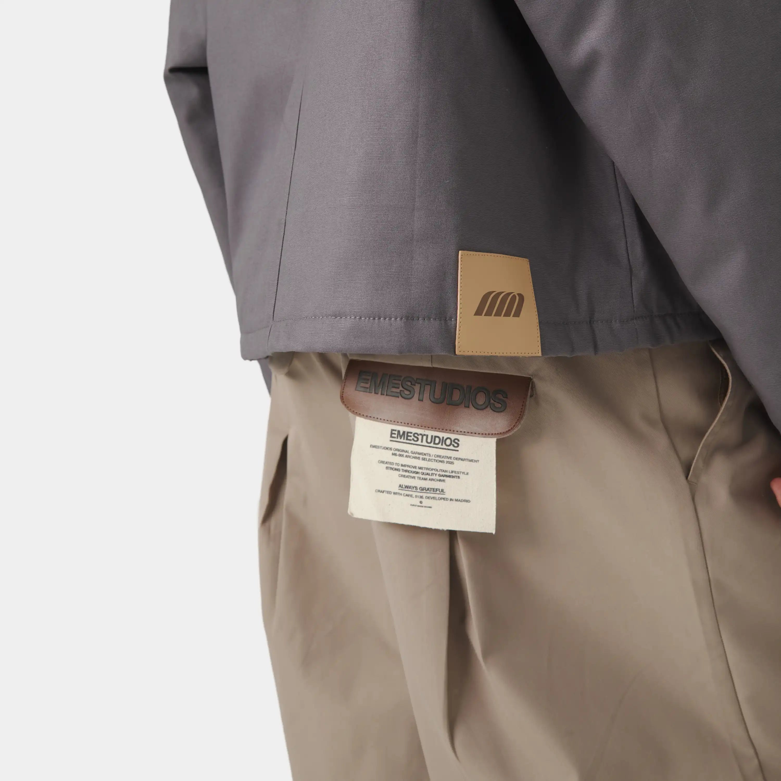 Ethos Grey Boxy Jacket