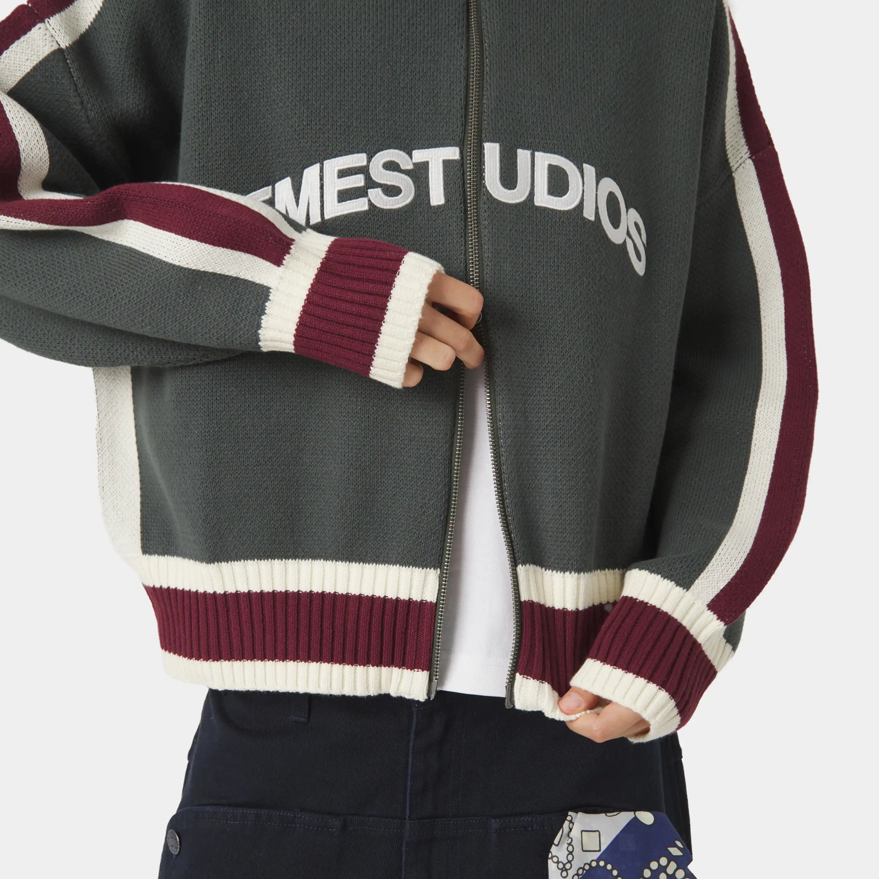 Echellor Forest Zipper Knit