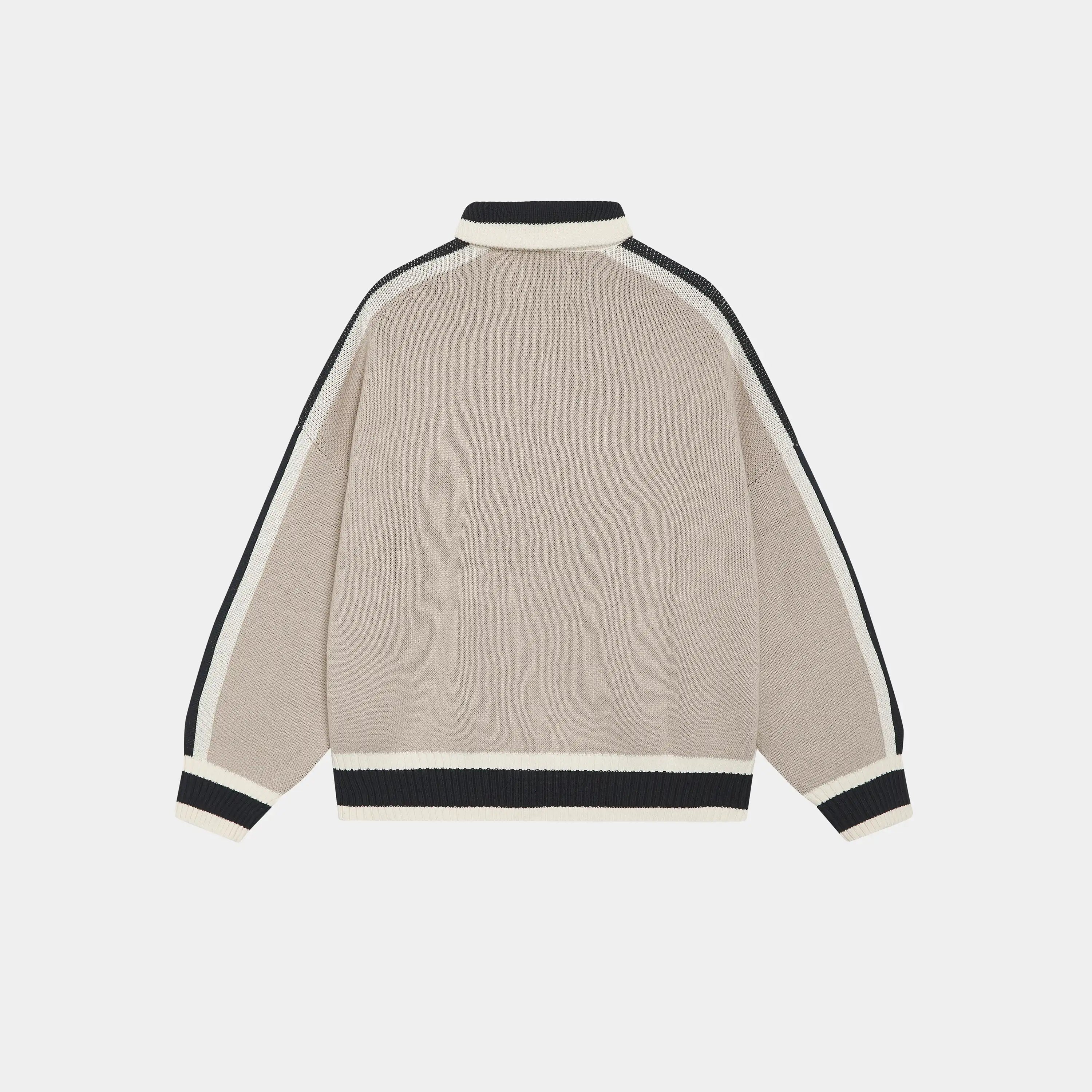 Echellor Off Sand Zipper Knit