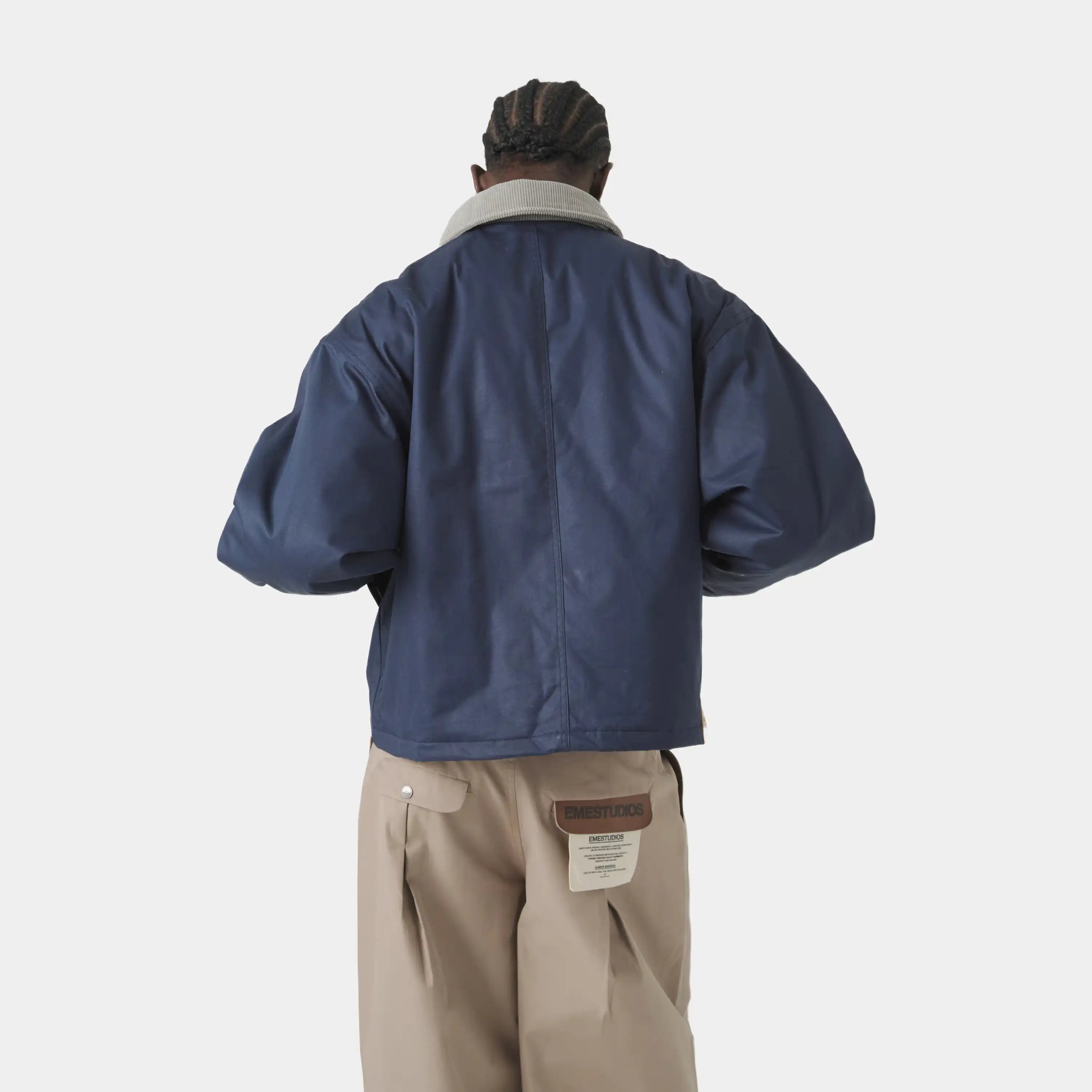 Ethos Navy Boxy Jacket