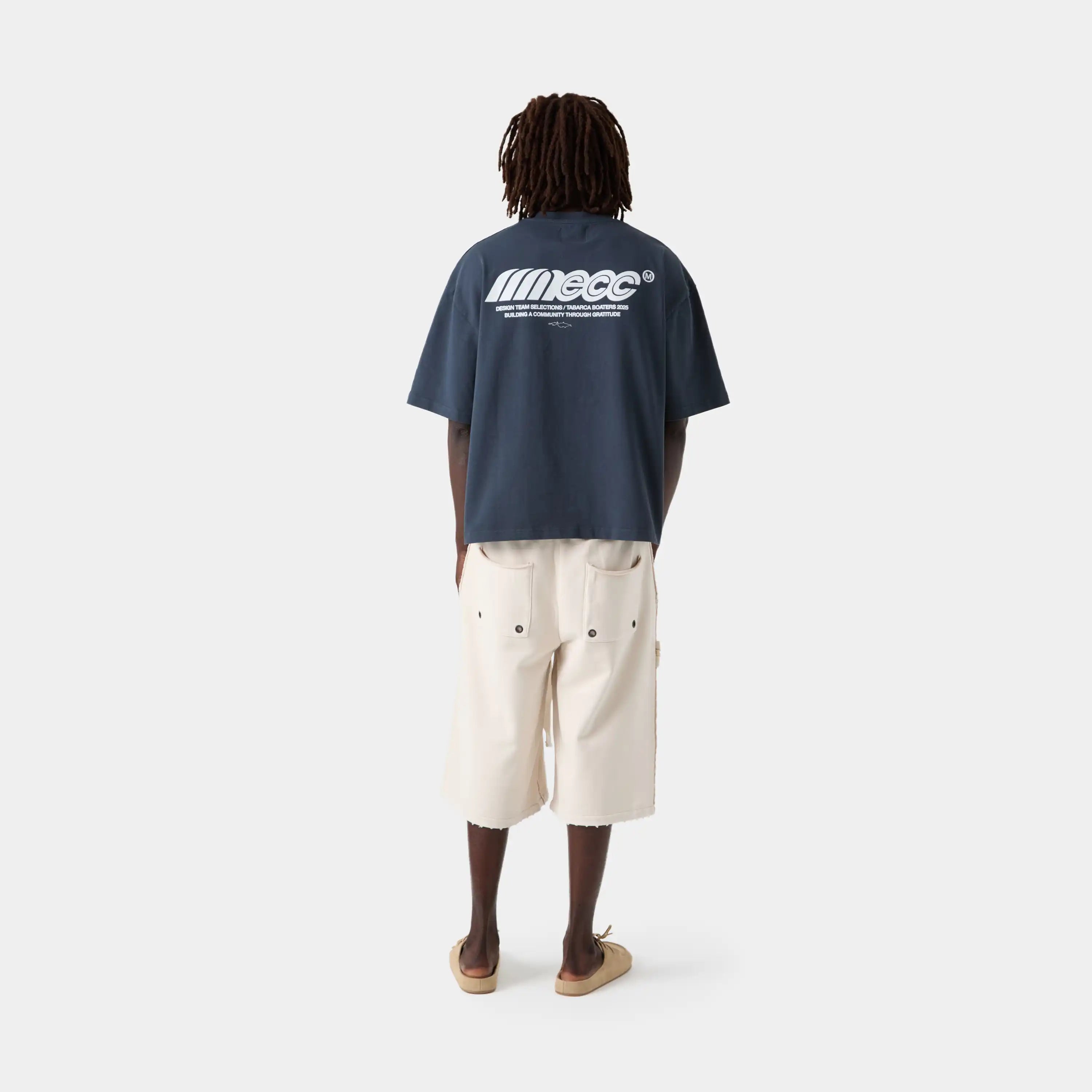 ECC Navy Oversized Tee