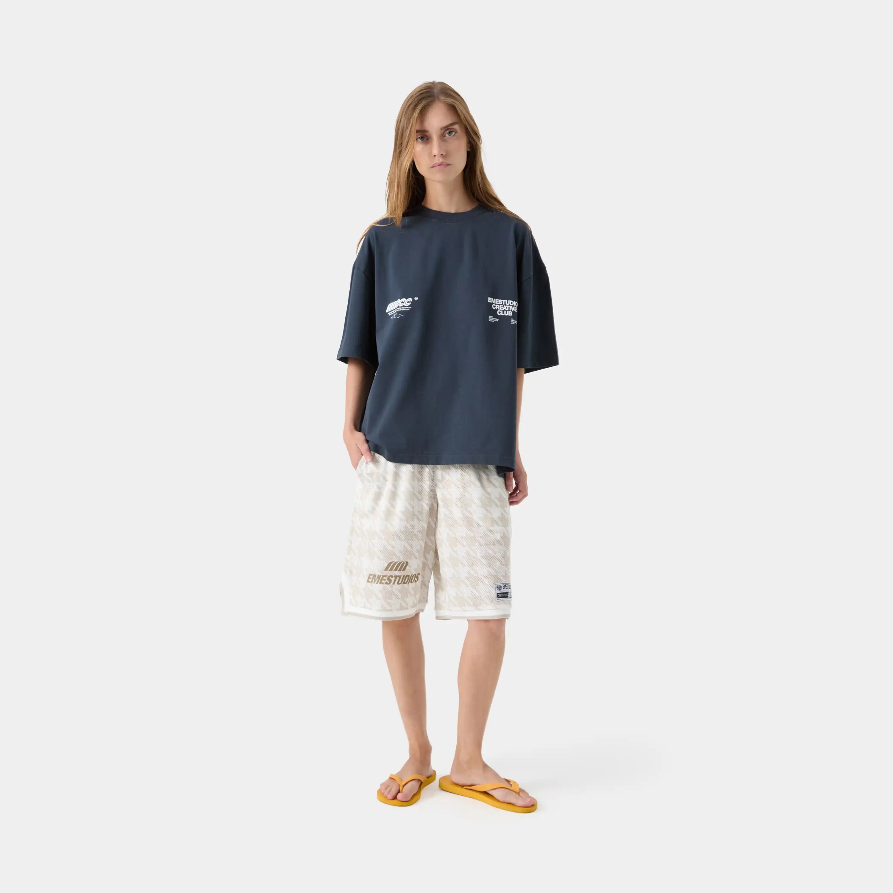 ECC Navy Oversized Tee
