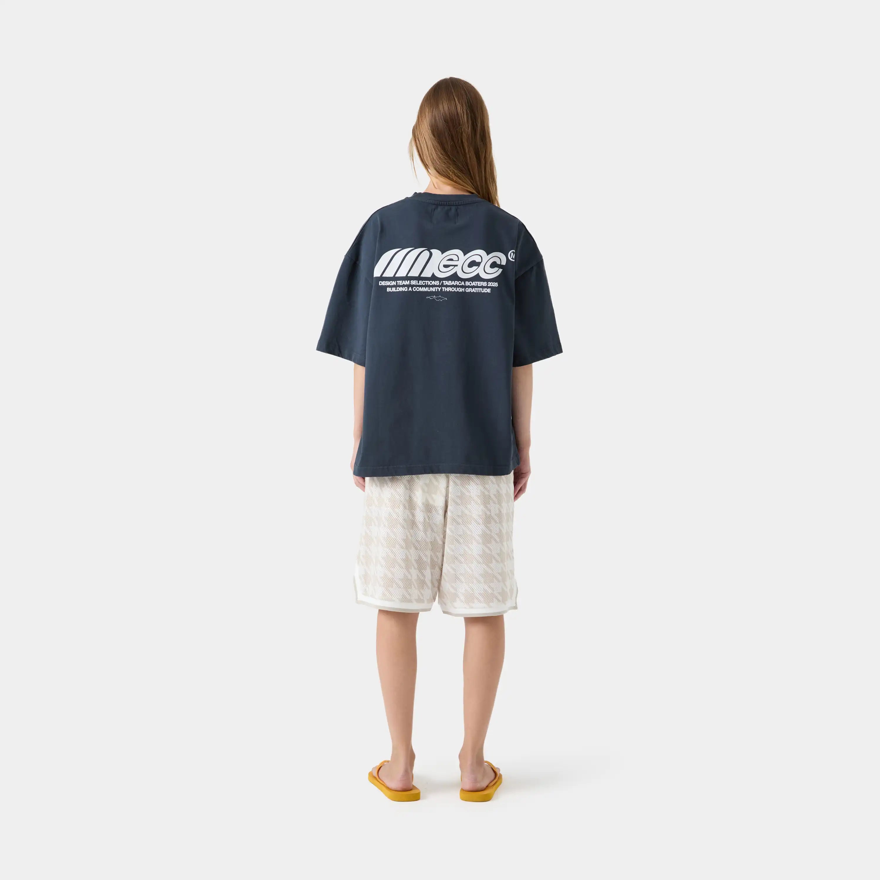 ECC Navy Oversized Tee