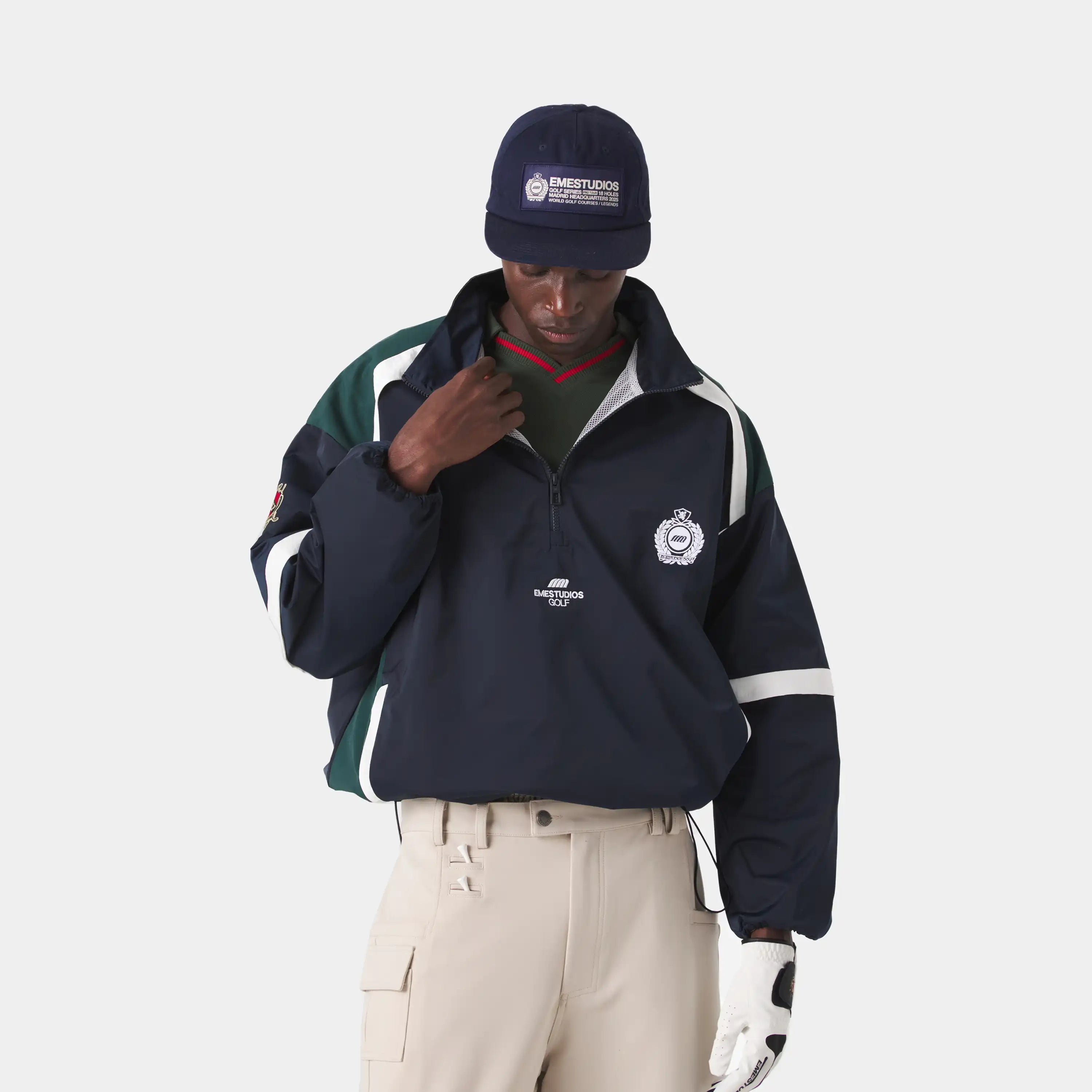 Golf Navy Windbreaker