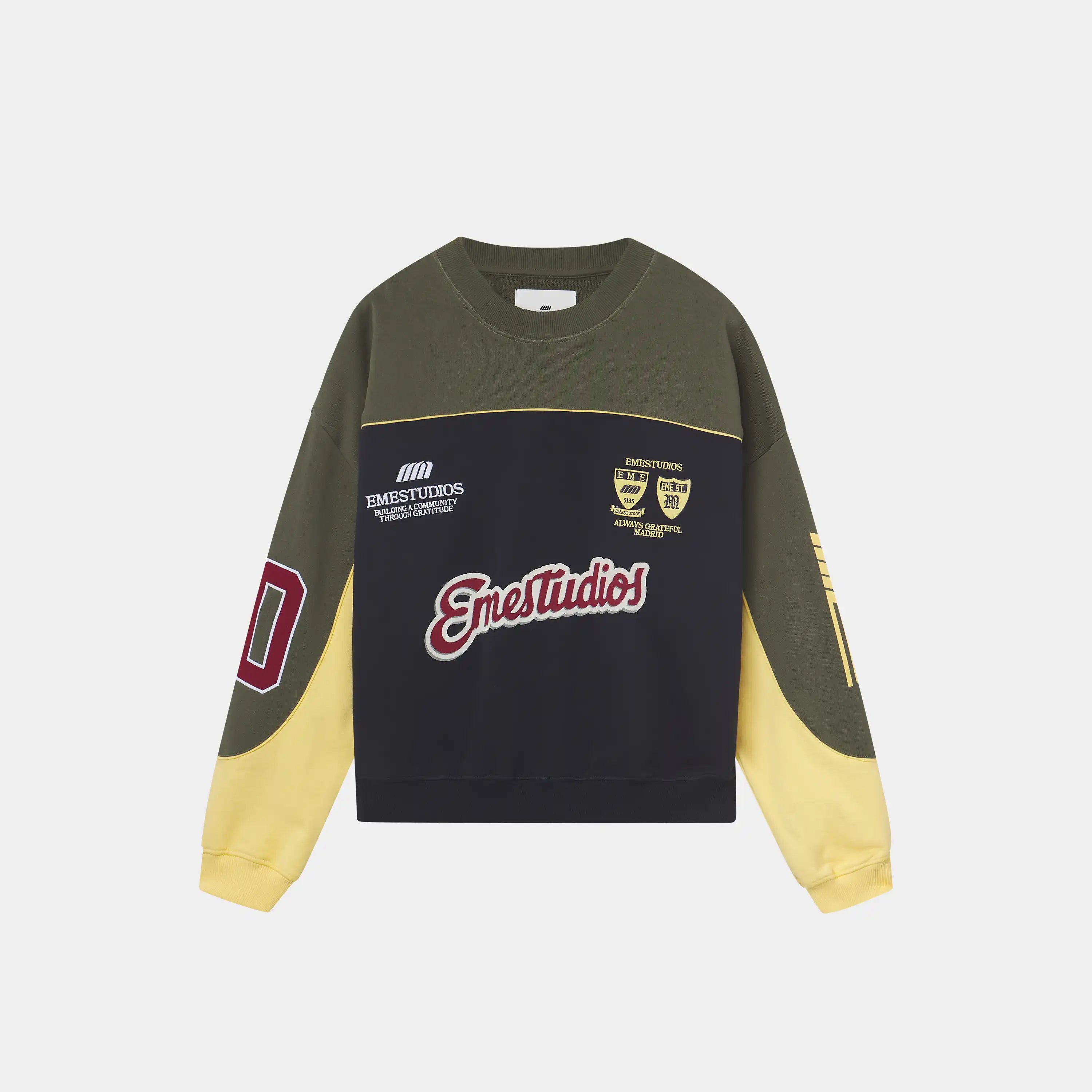 Campus Navy Oversized Crewneck