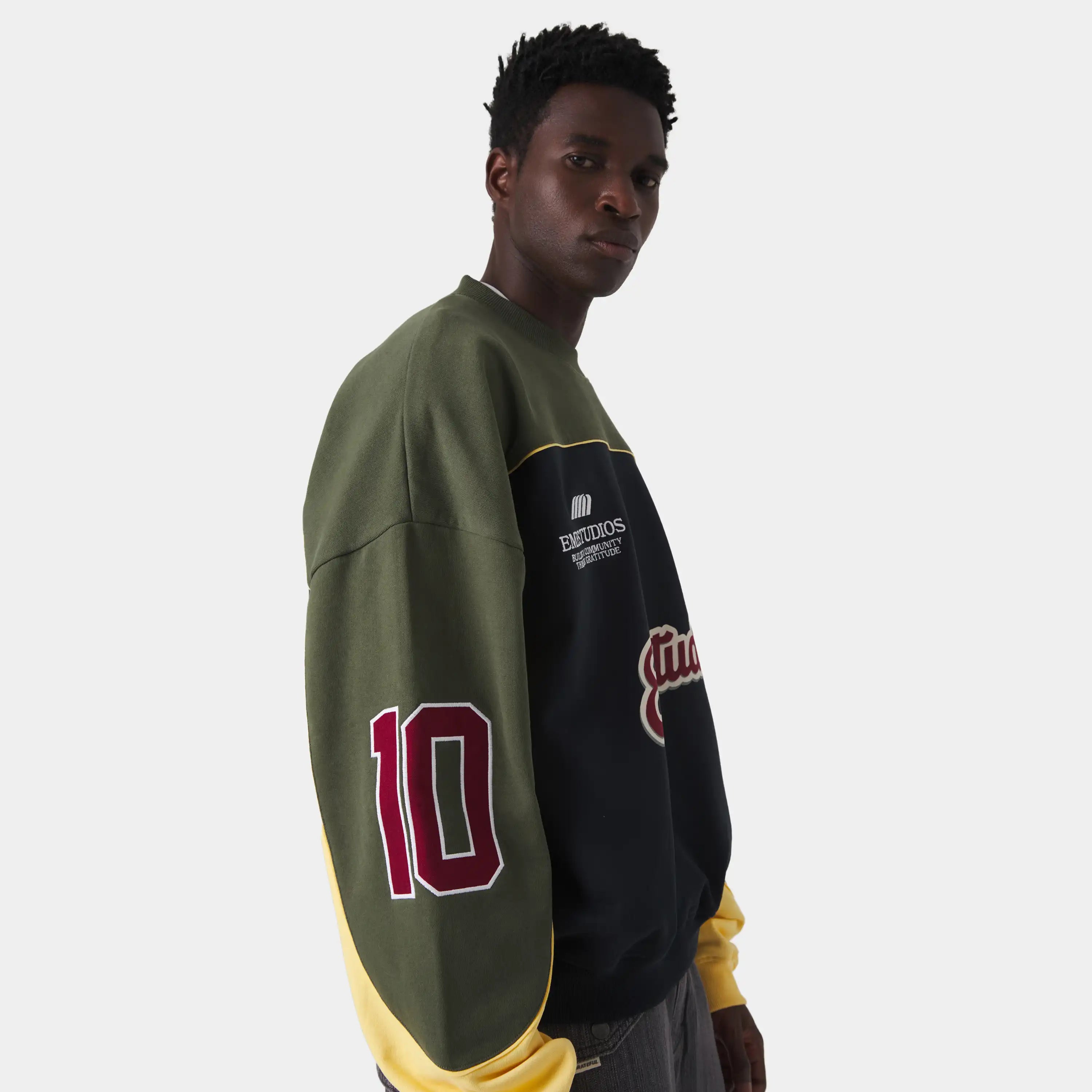 Campus Navy Oversized Crewneck