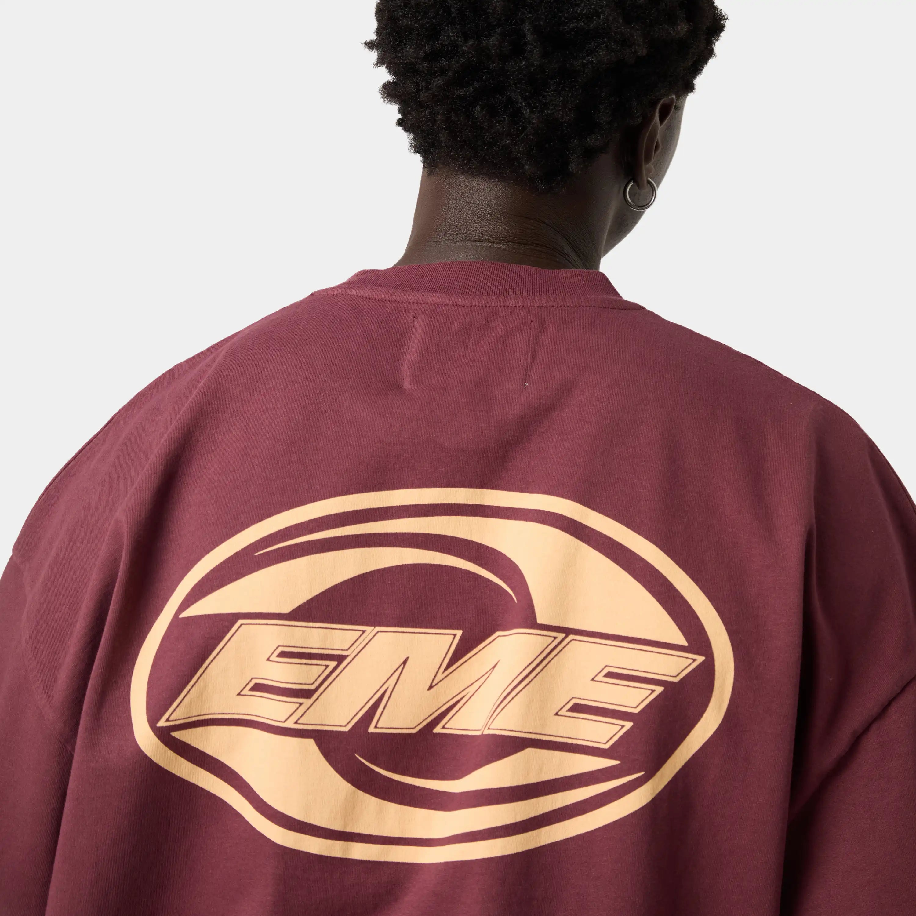 Duality Wine Oversized Tee