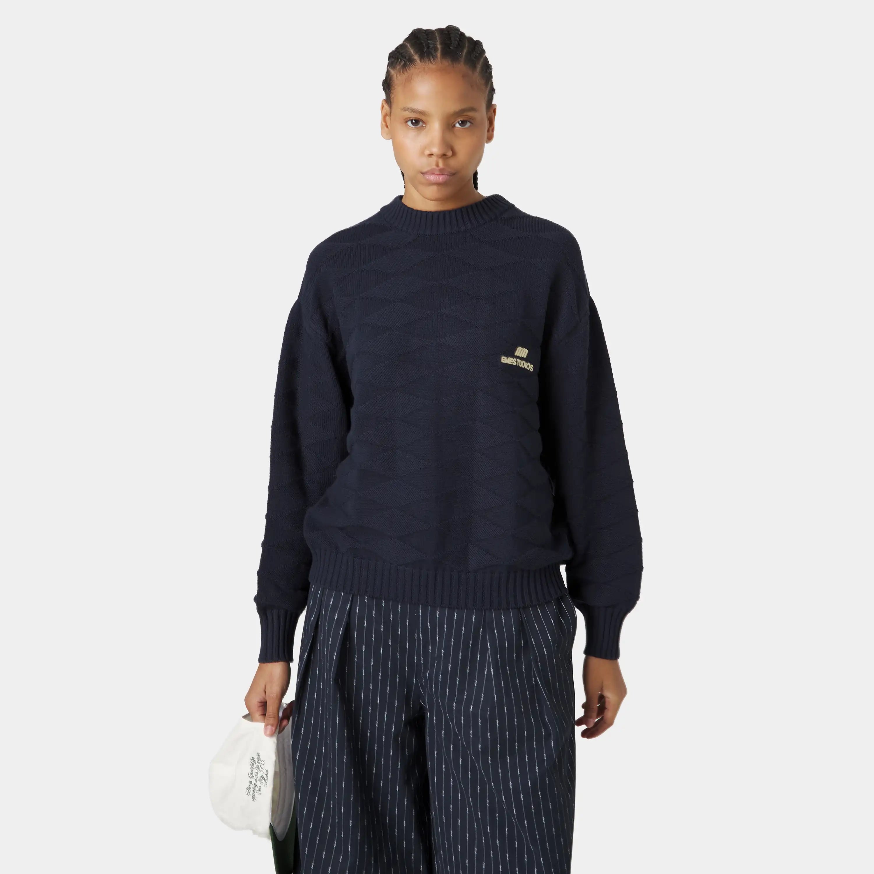 Rhomb Night Sky Knit Sweater