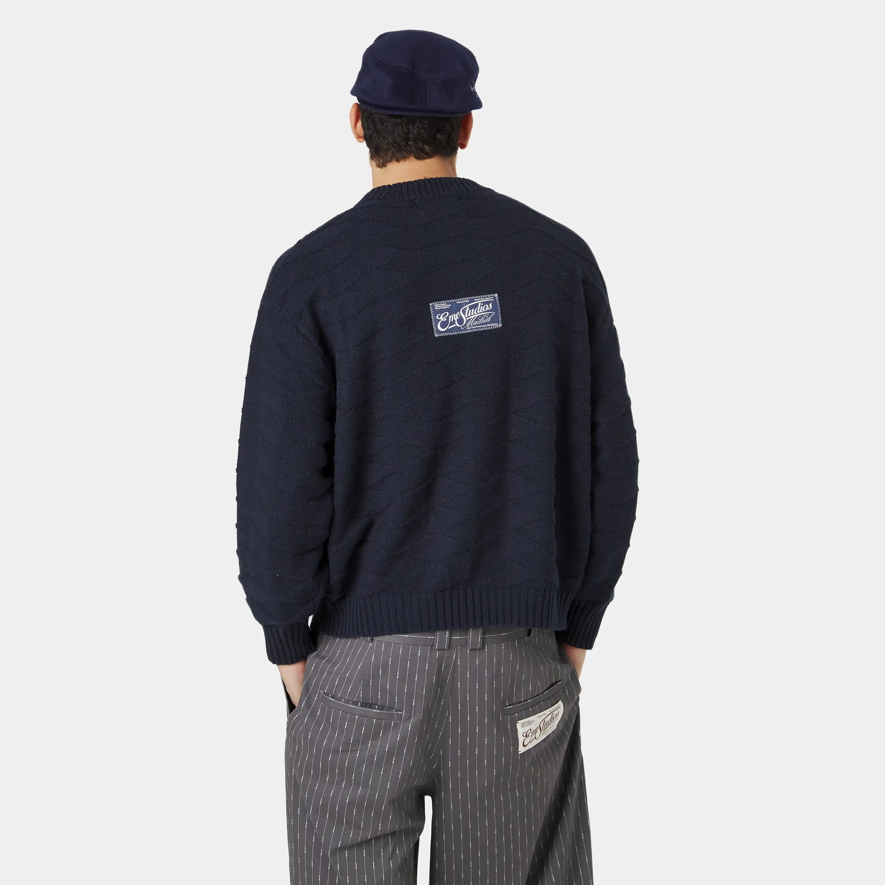 Rhomb Night Sky Knit Sweater