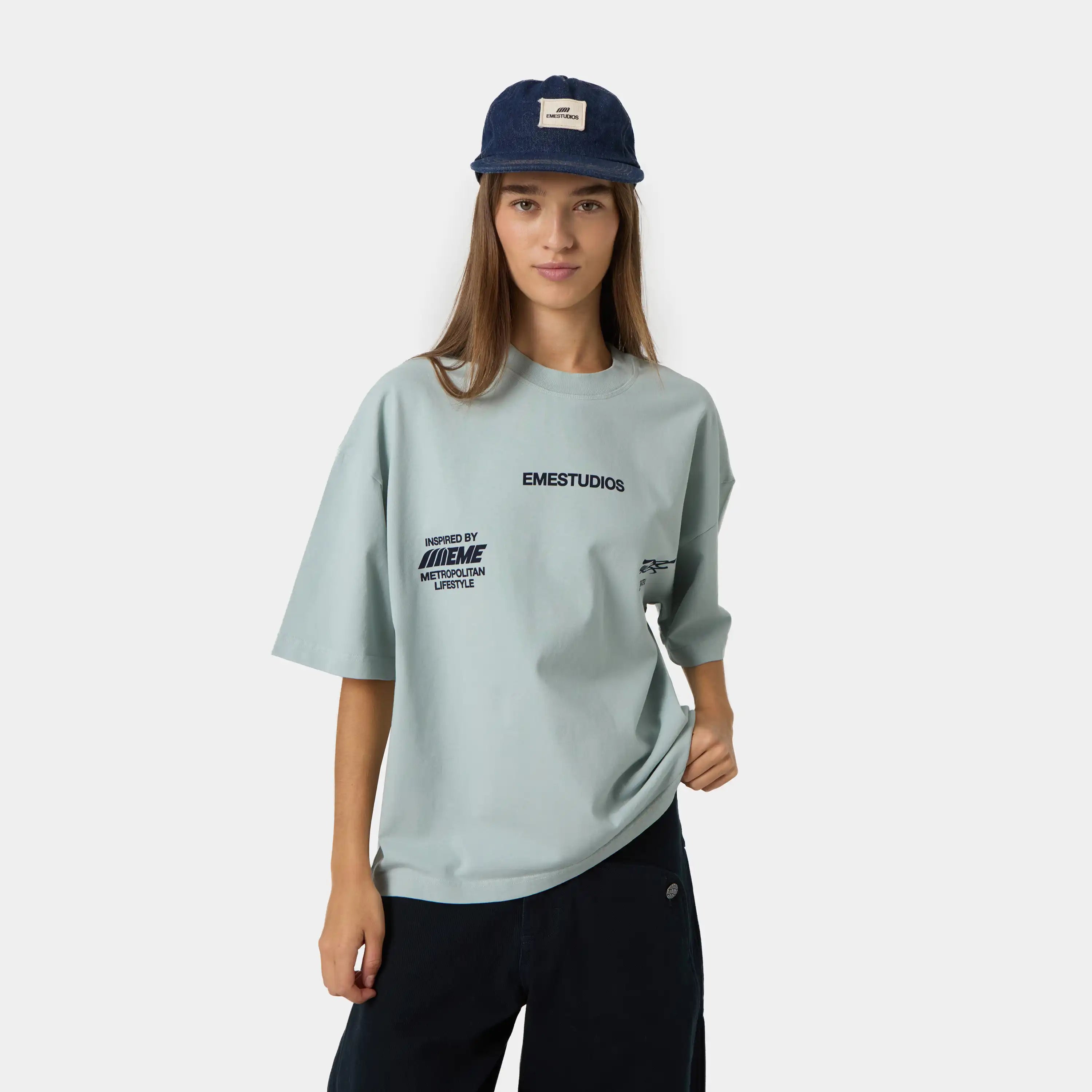 Zephyr Heather Grey Oversized Tee