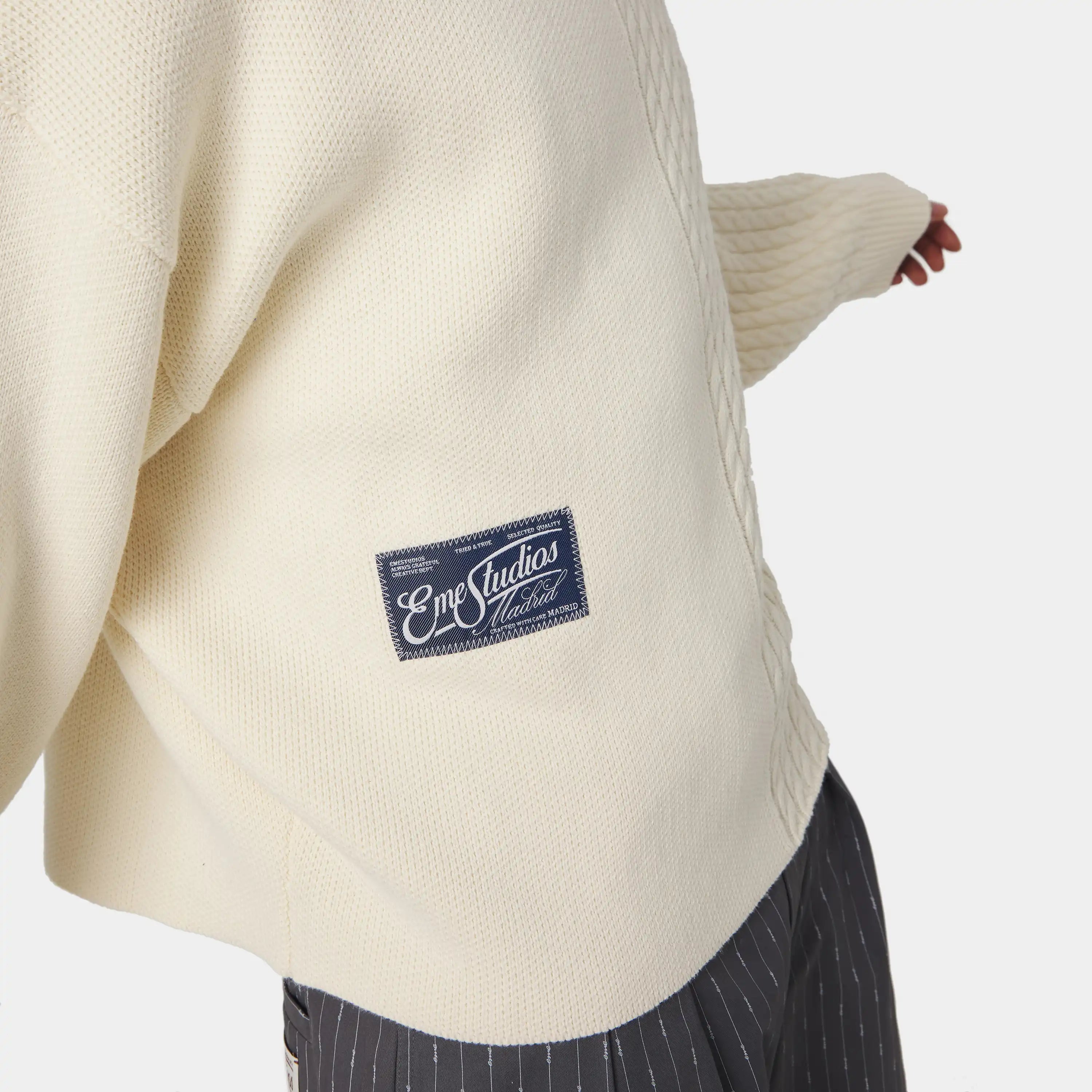 Rougher Off Sand Knit Sweater