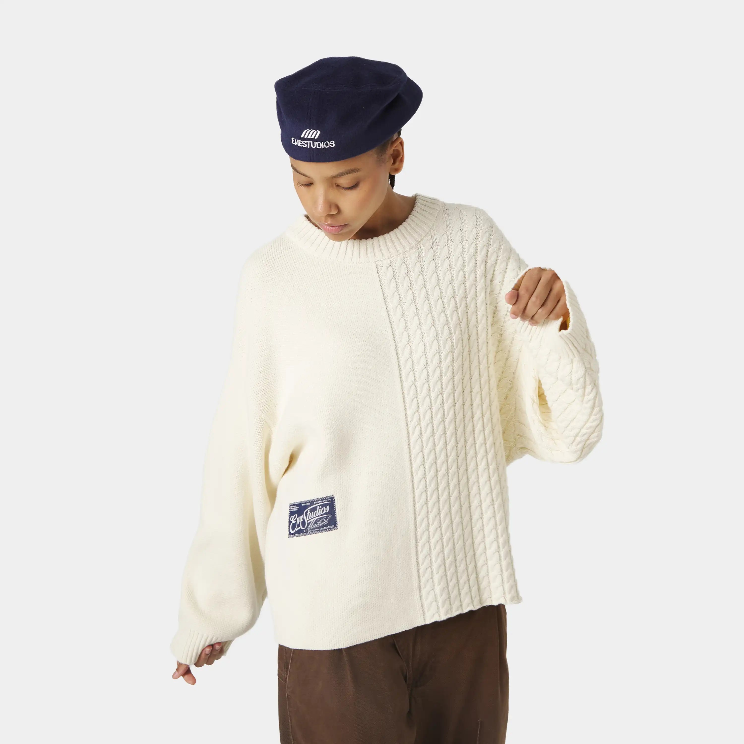 Rougher Off Sand Knit Sweater