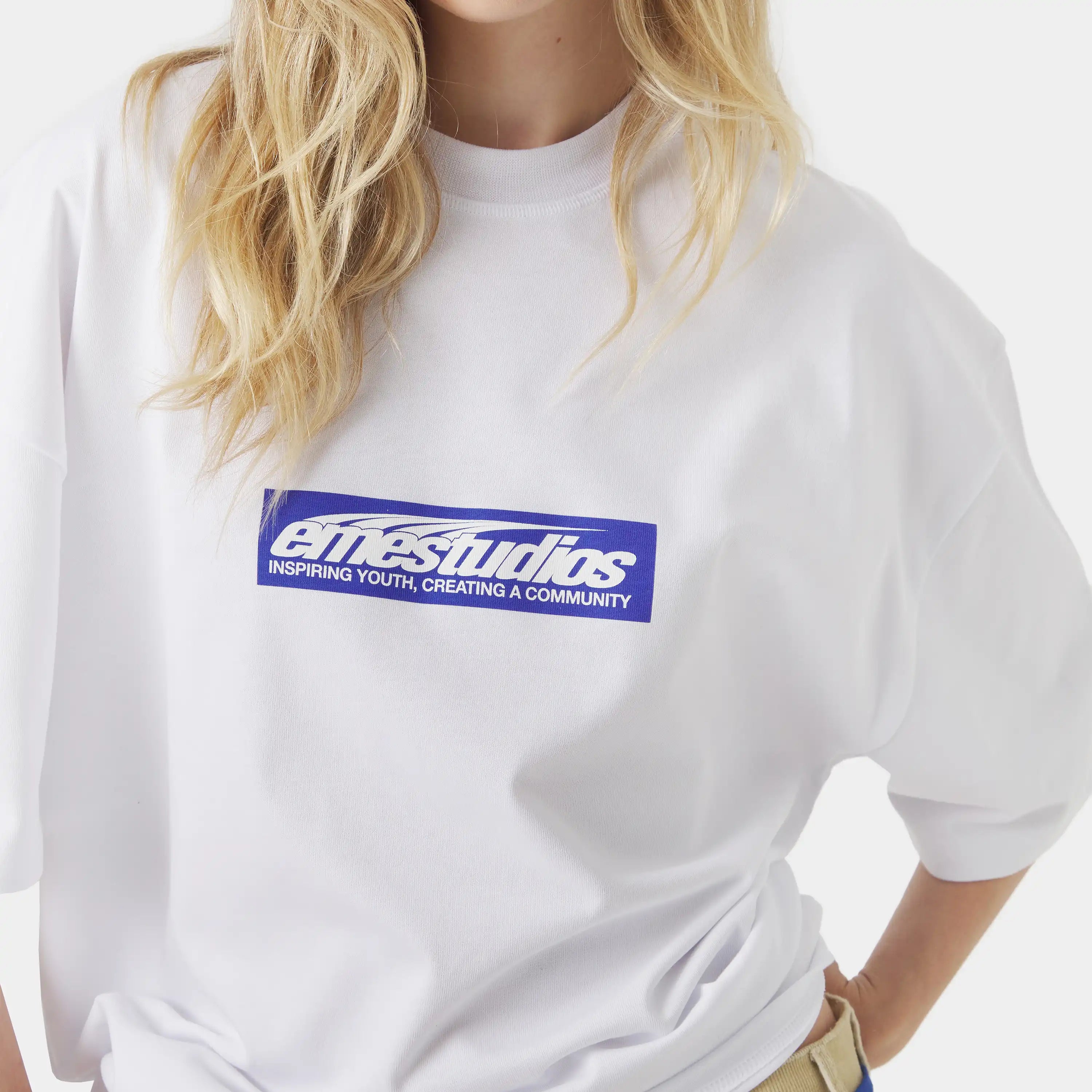 Stick Pearl Oversized Tee