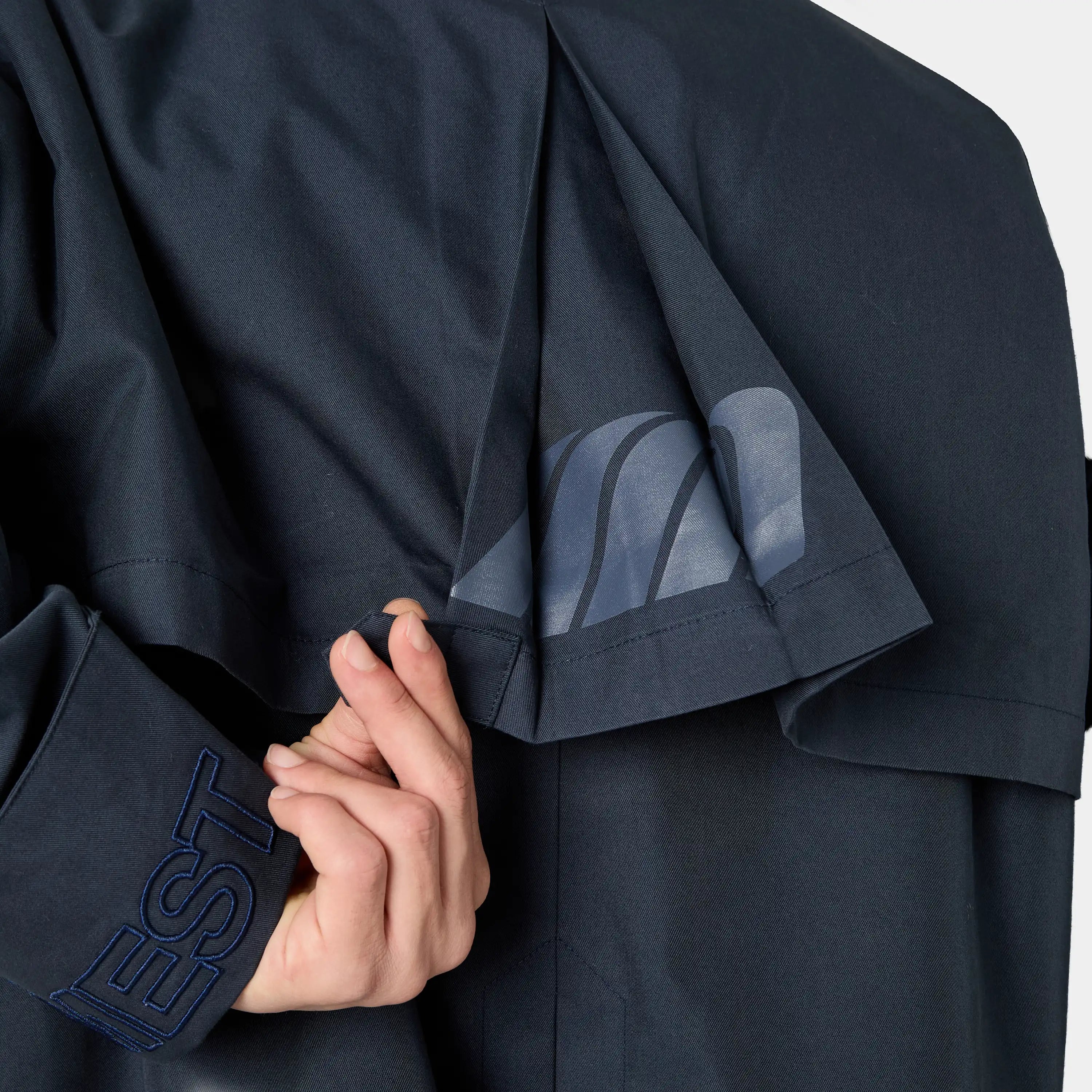 Lizi Navy Trench Jacket