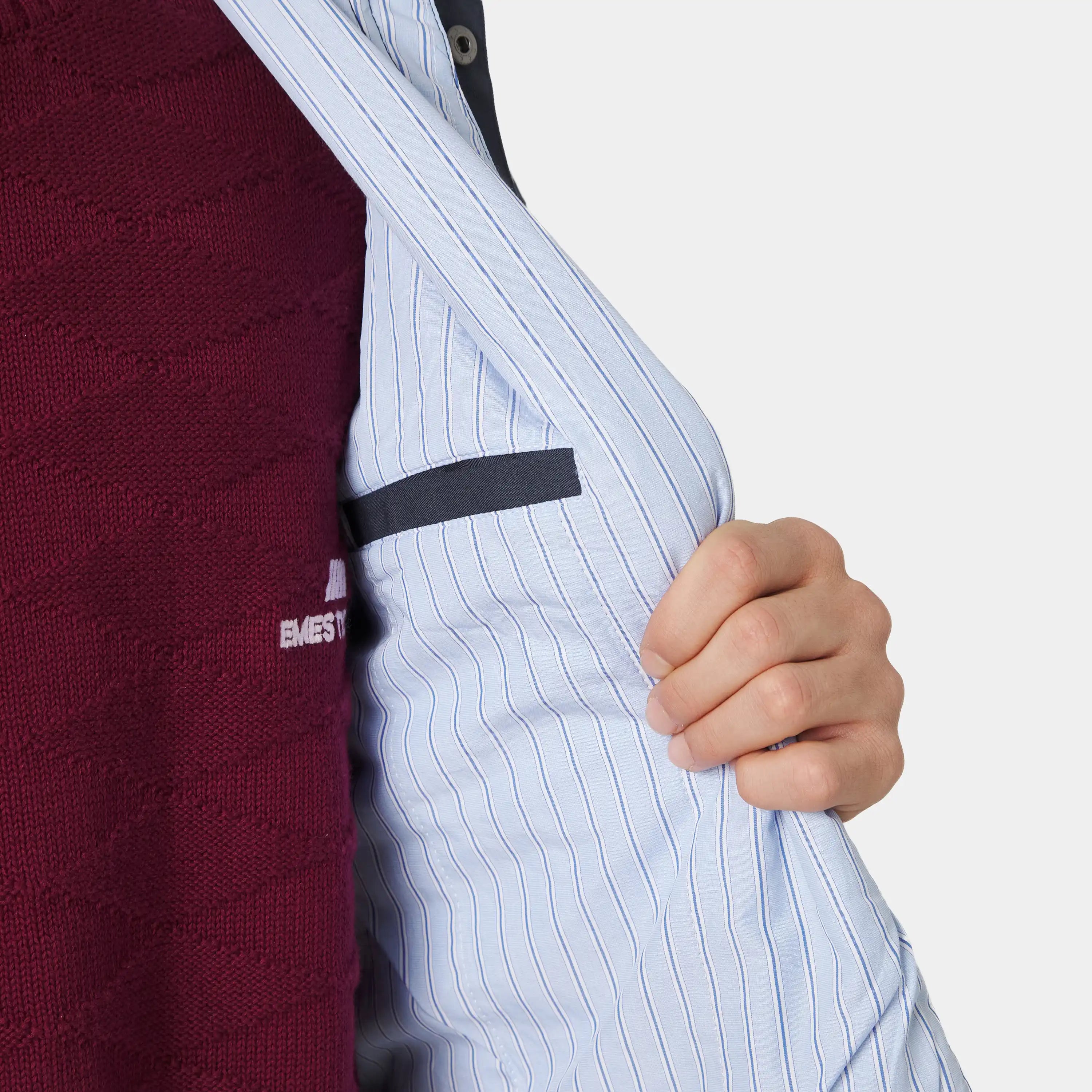 Lizi Navy Trench Jacket