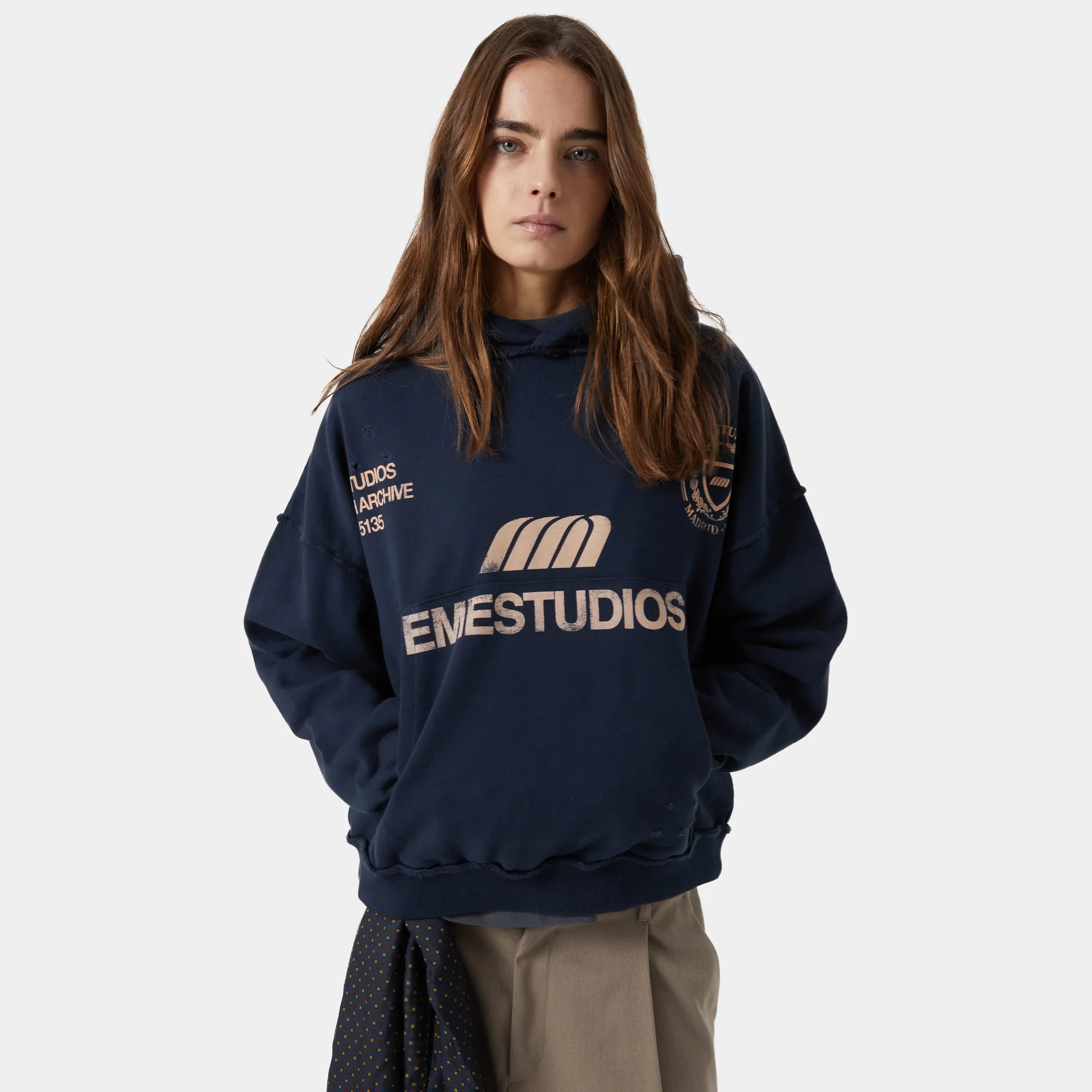 Stealth Navy Oversized Hoodie