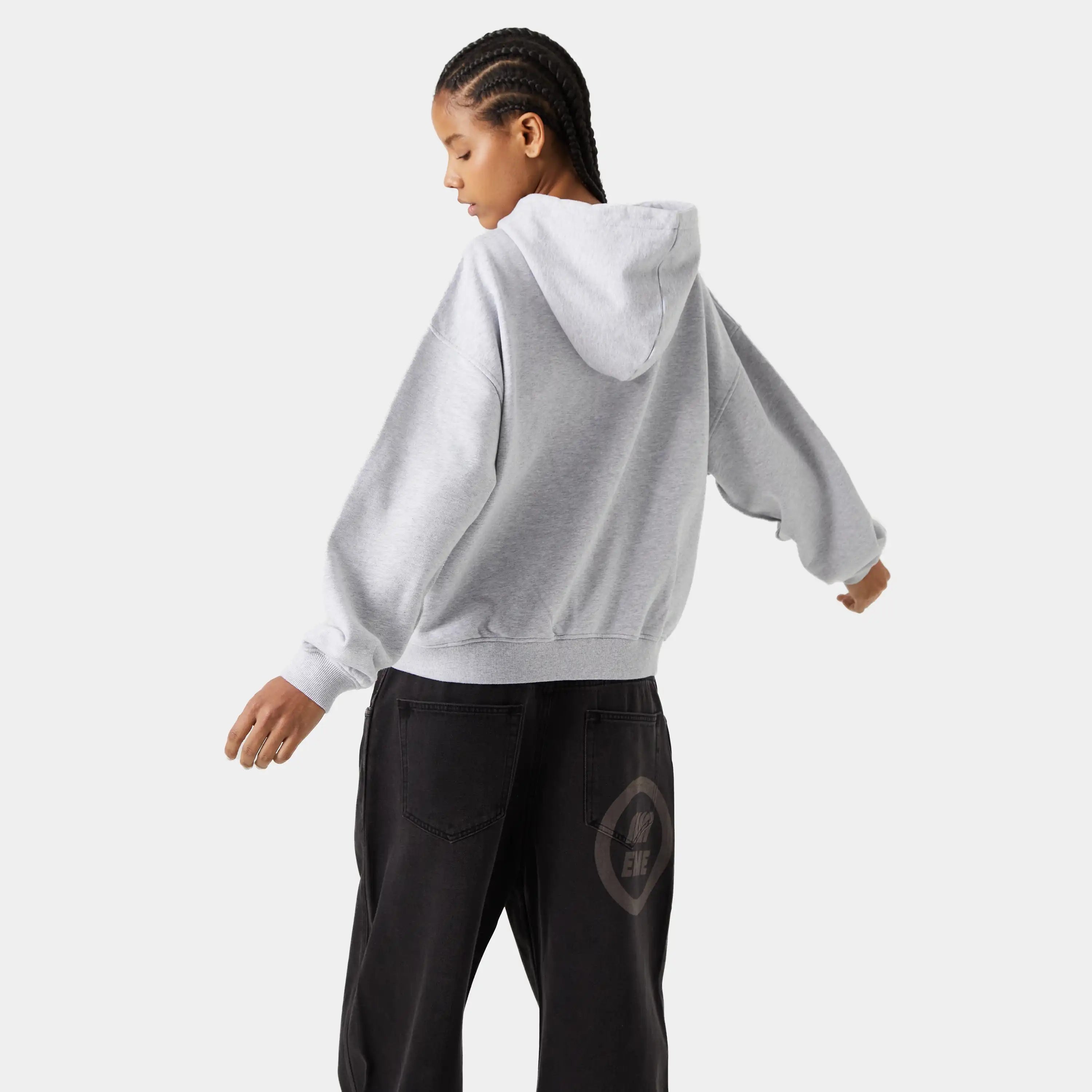 Badge Heather Grey Full Zip