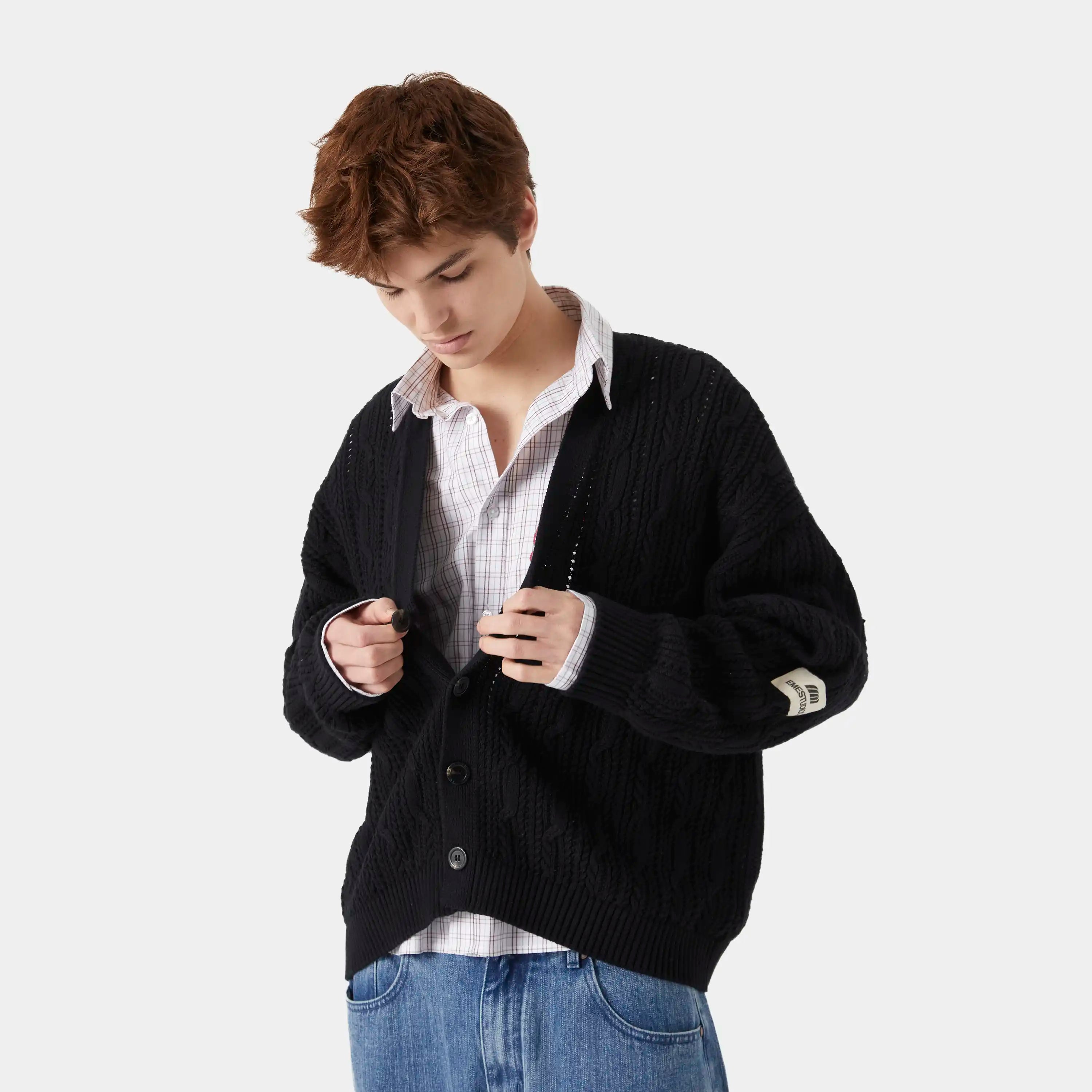 Inger Black Cardigan