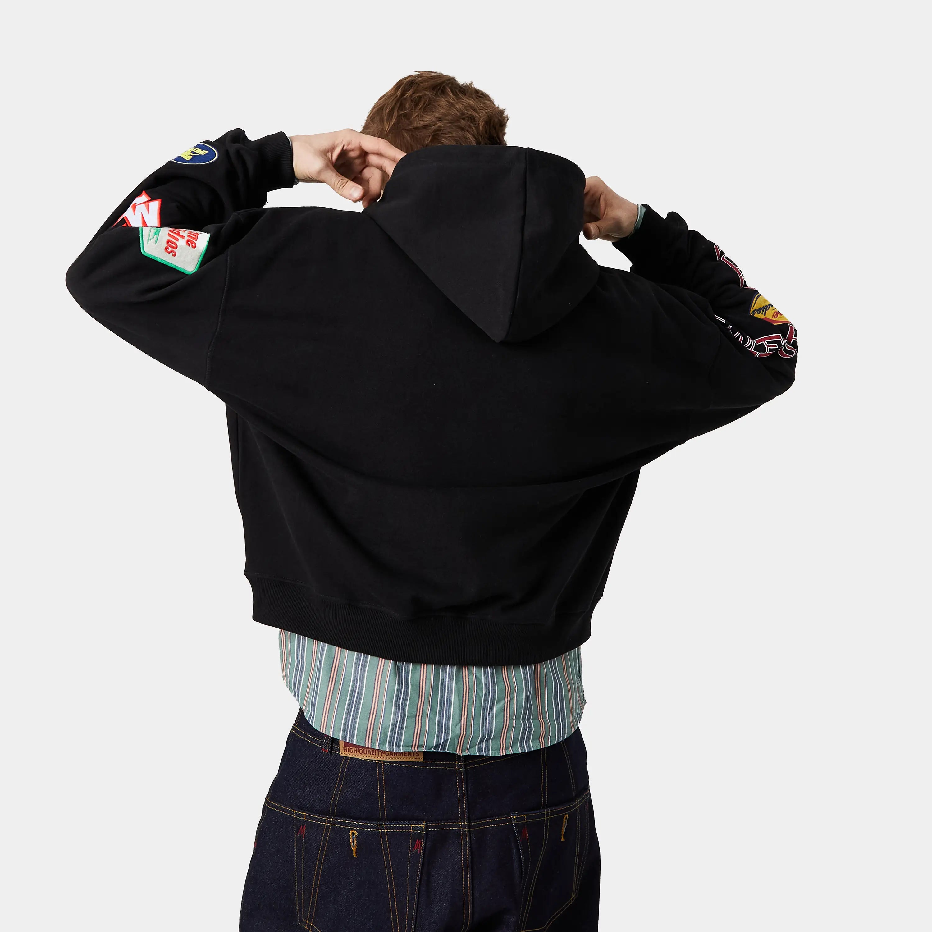 Patches Shadow Oversized Hoodie