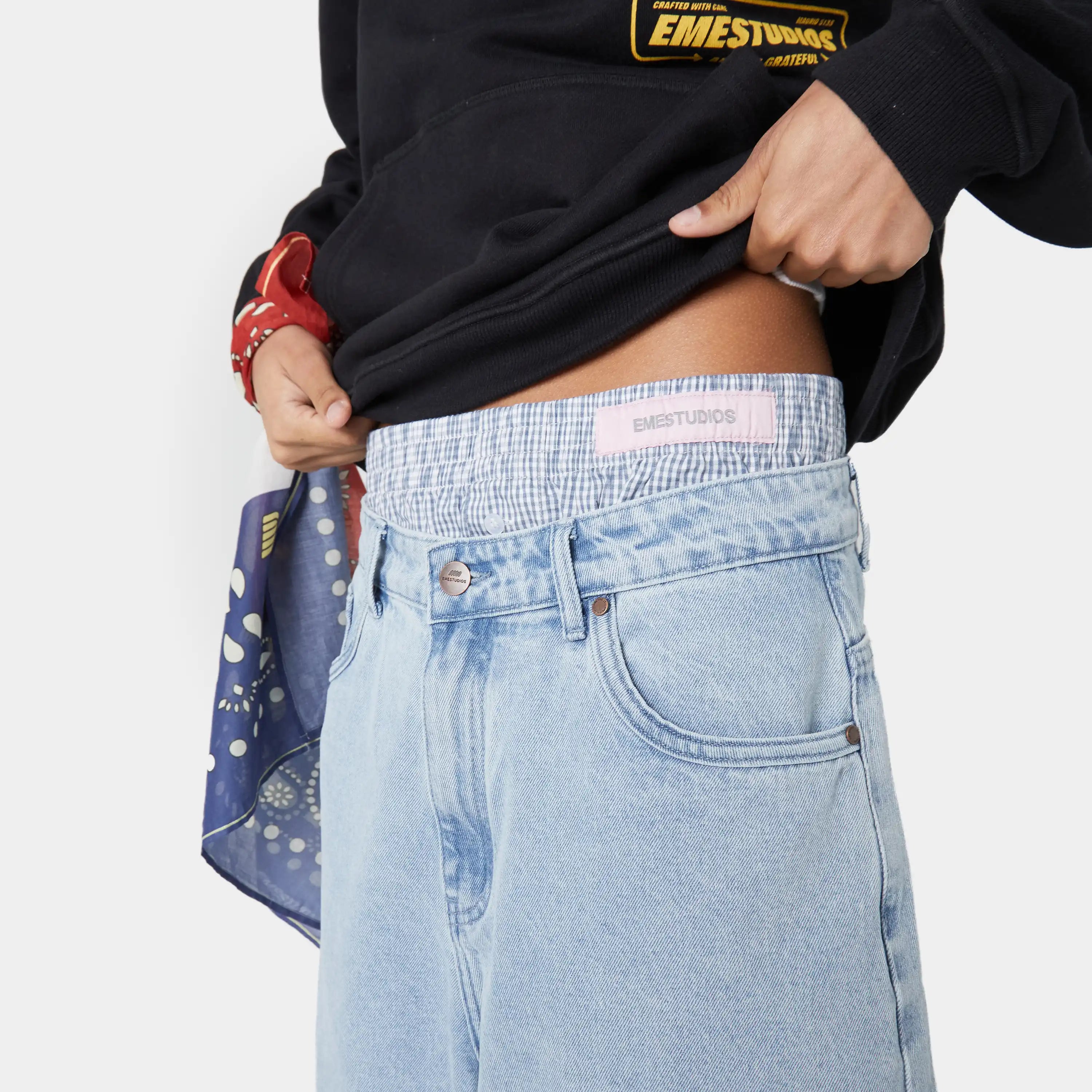 Andy Cloudy Denim Jorts