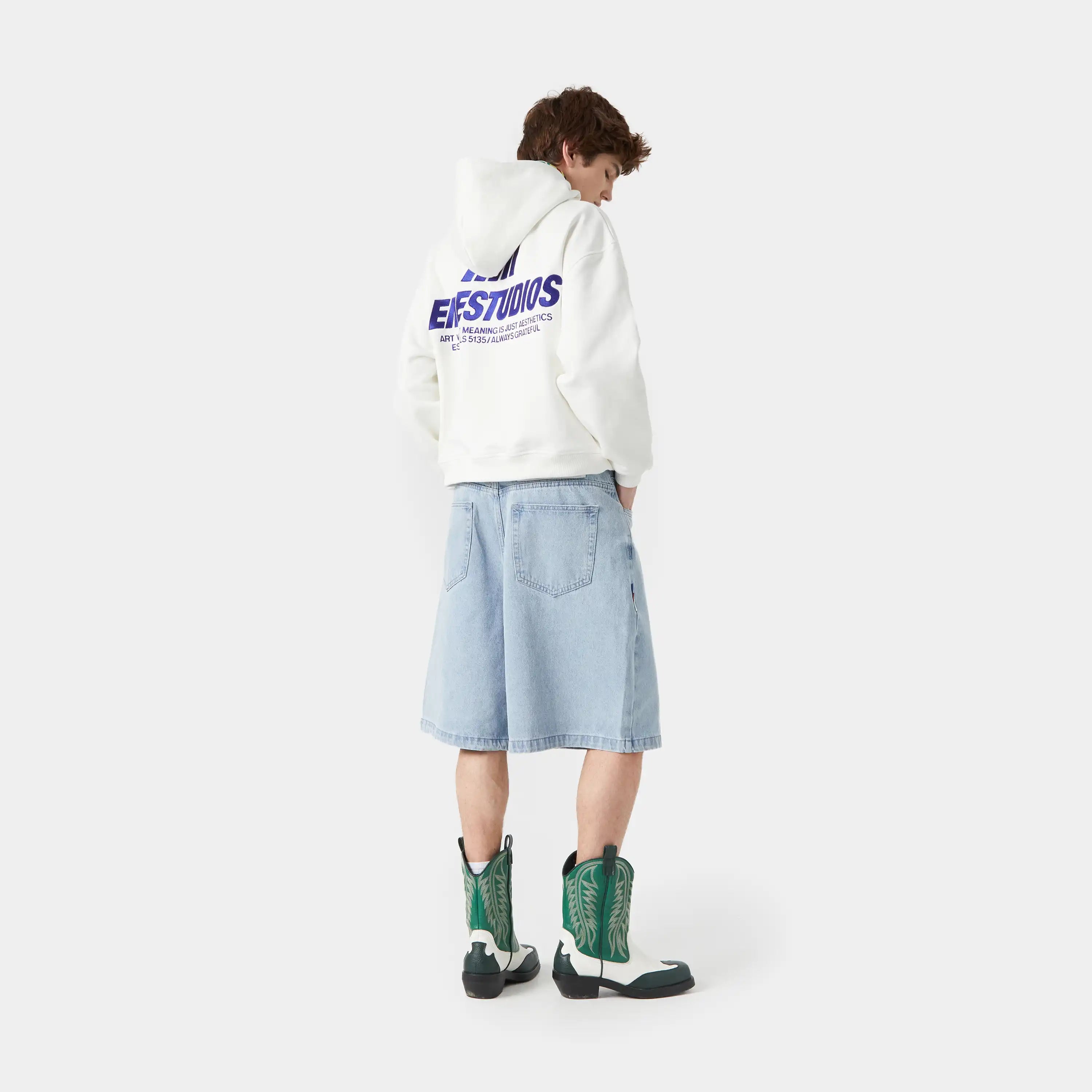 Andy Cloudy Denim Jorts