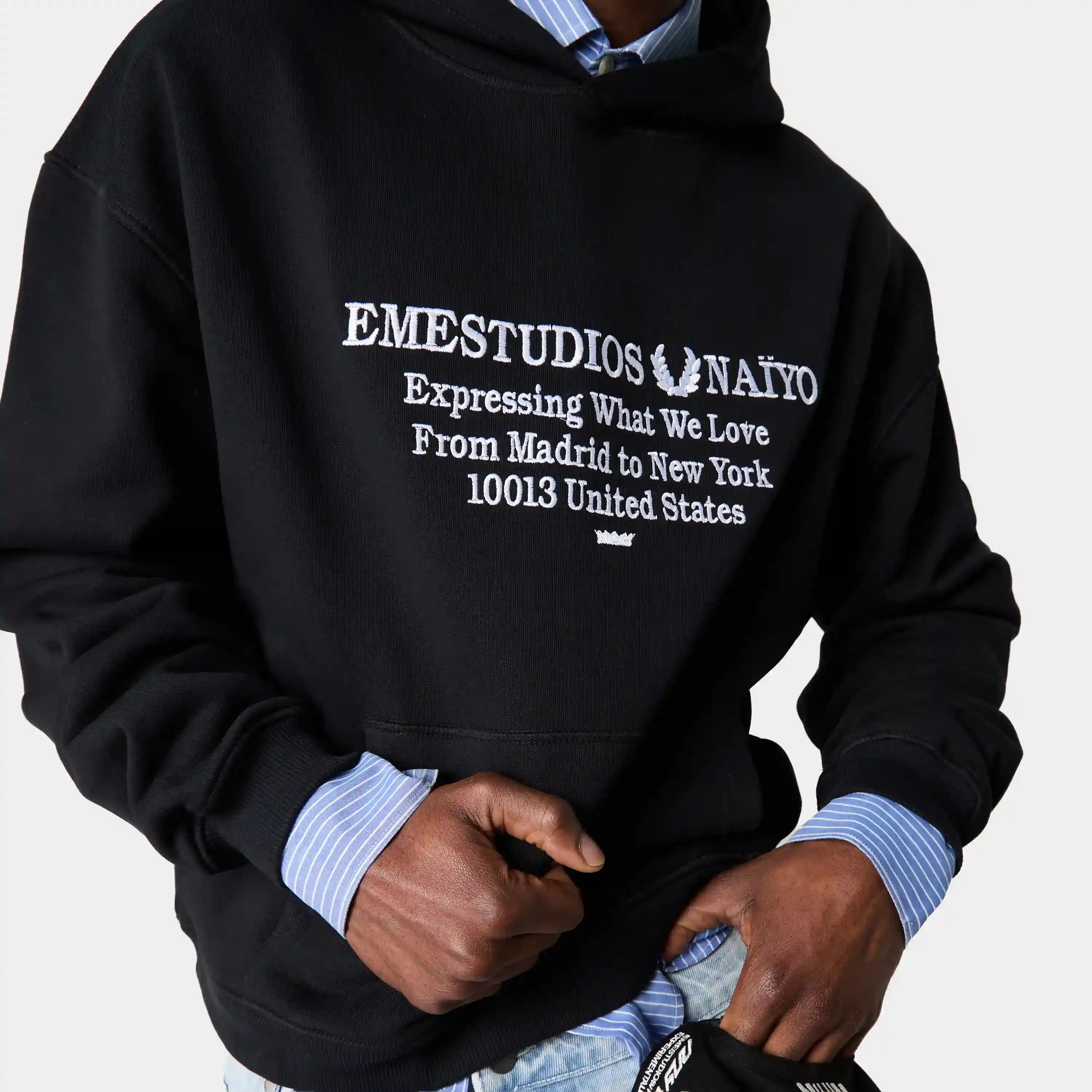 EmeXNaiyo Black Hoodie