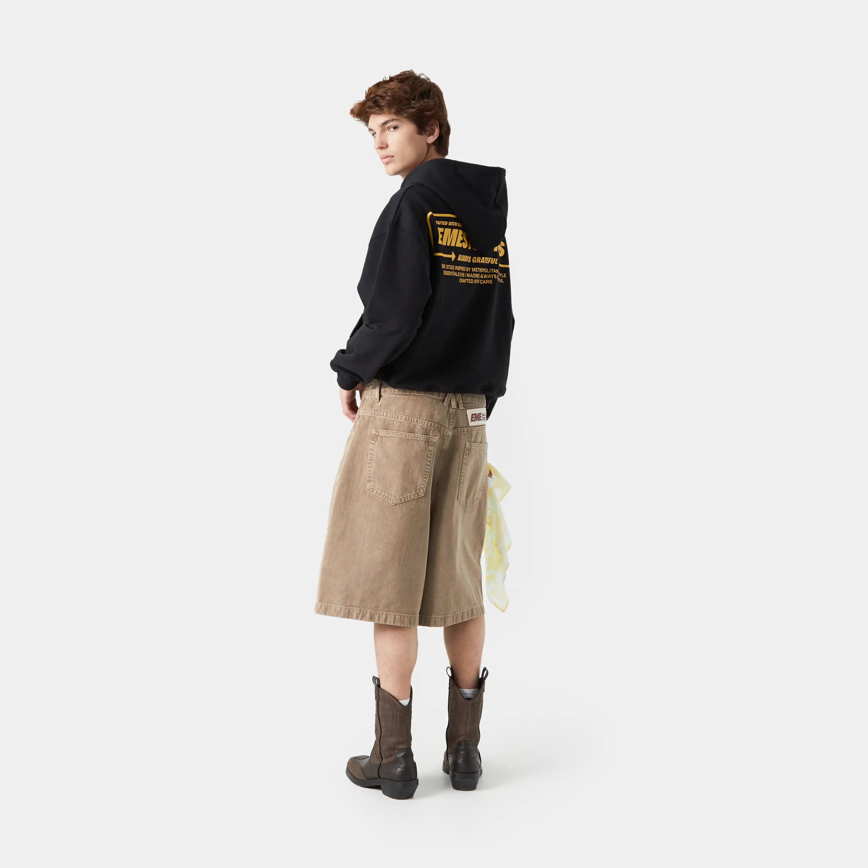 Andy Wooden Denim Jorts