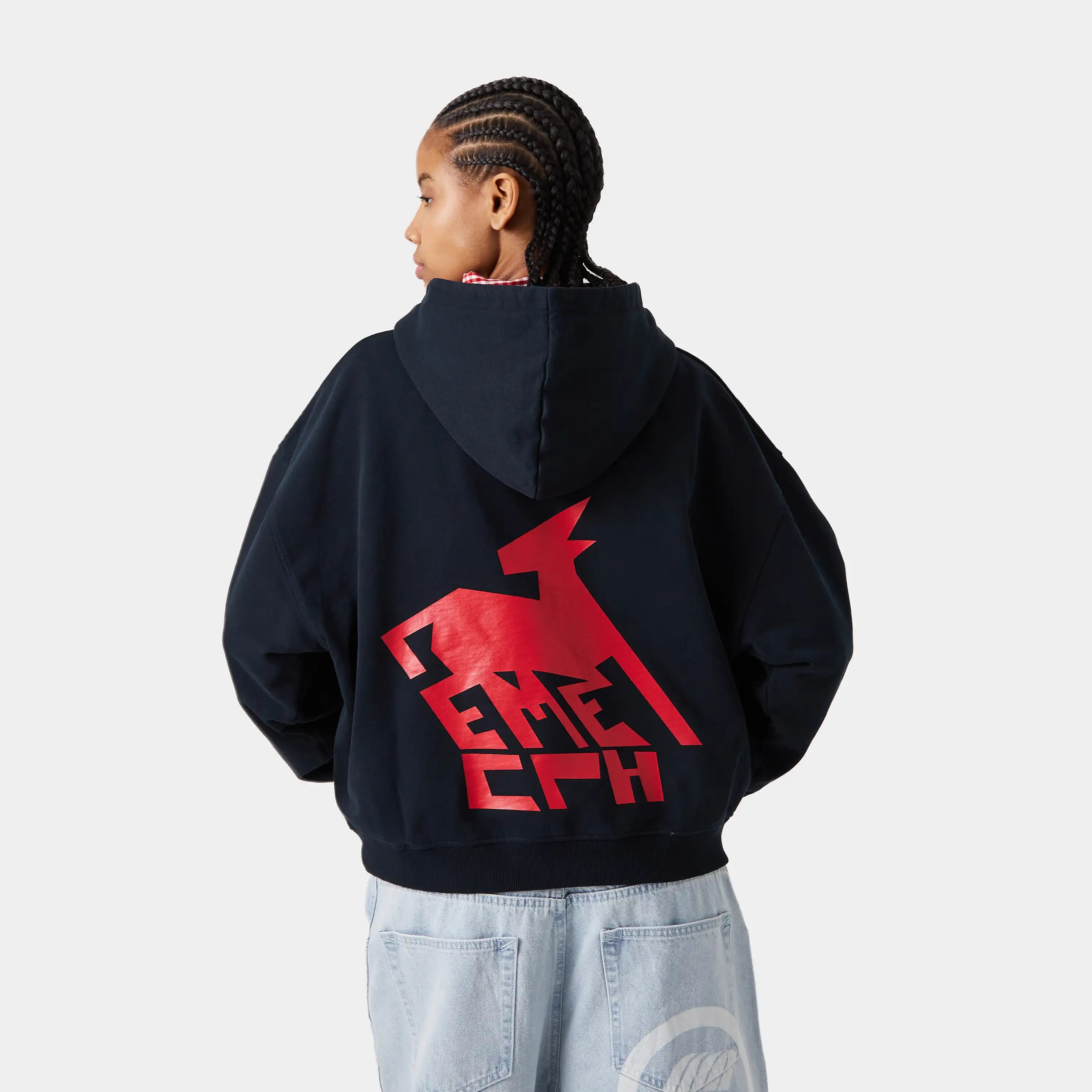 Rensdyr Navy Hoodie