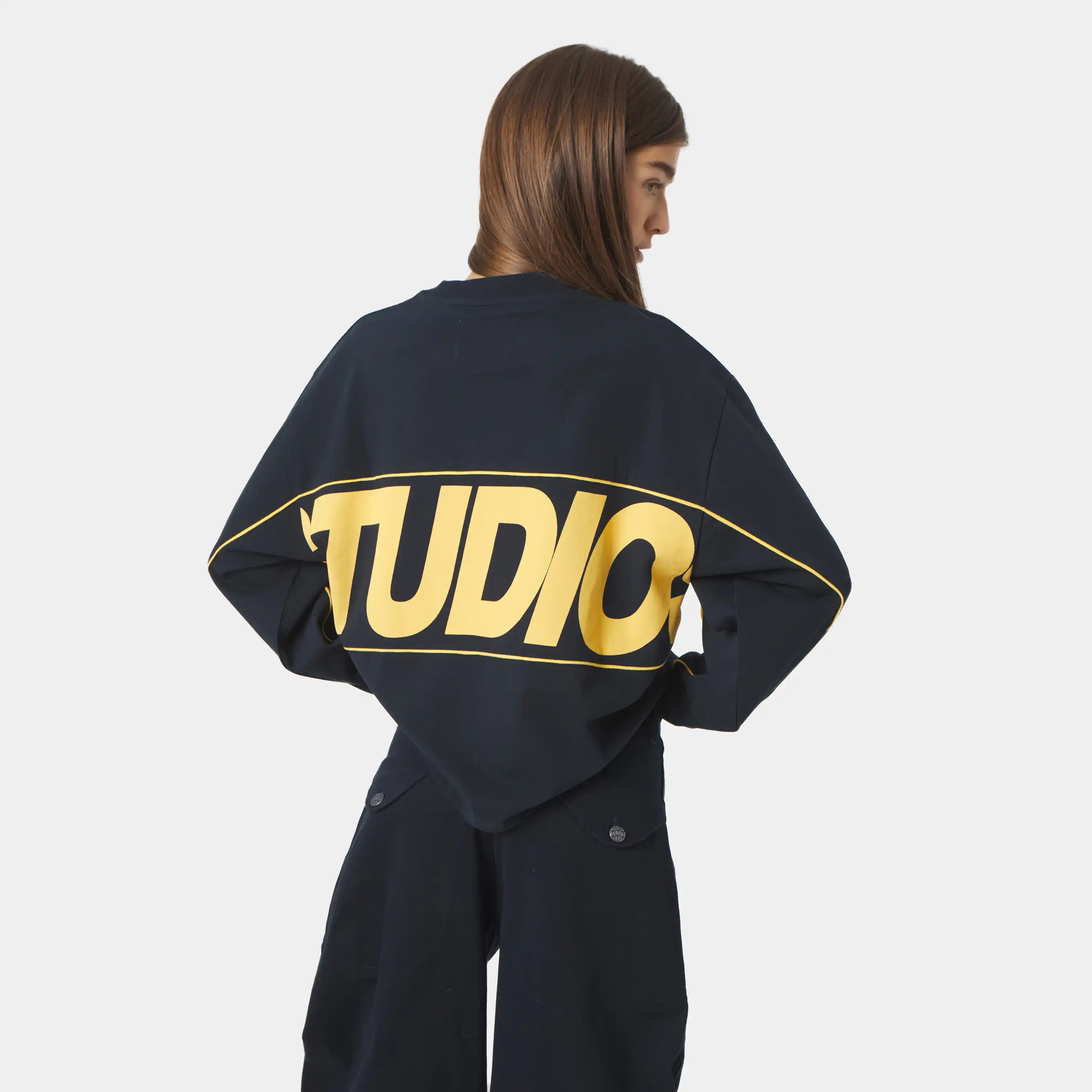 Crossline Navy Long Sleeve