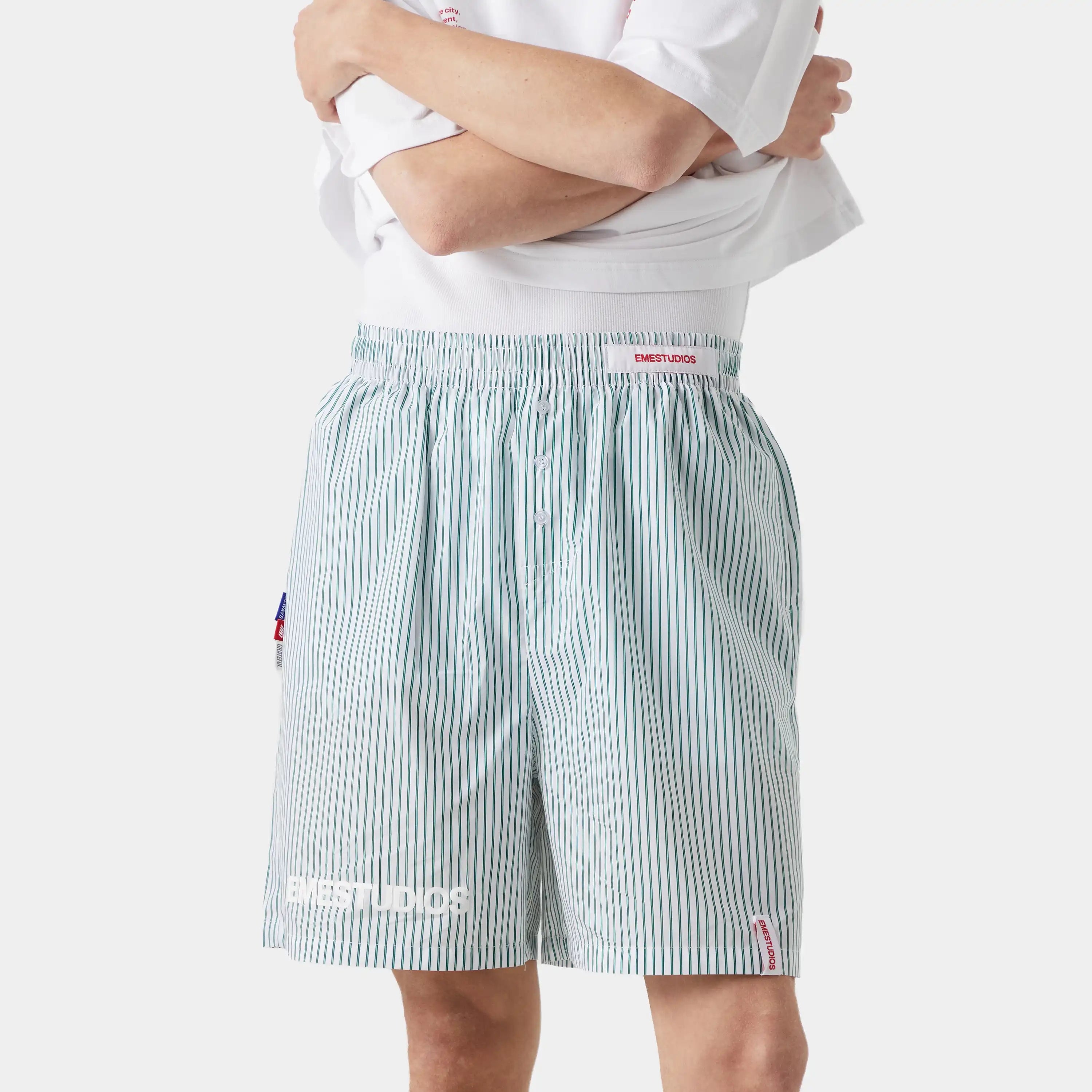 Jammies LS Green Striped