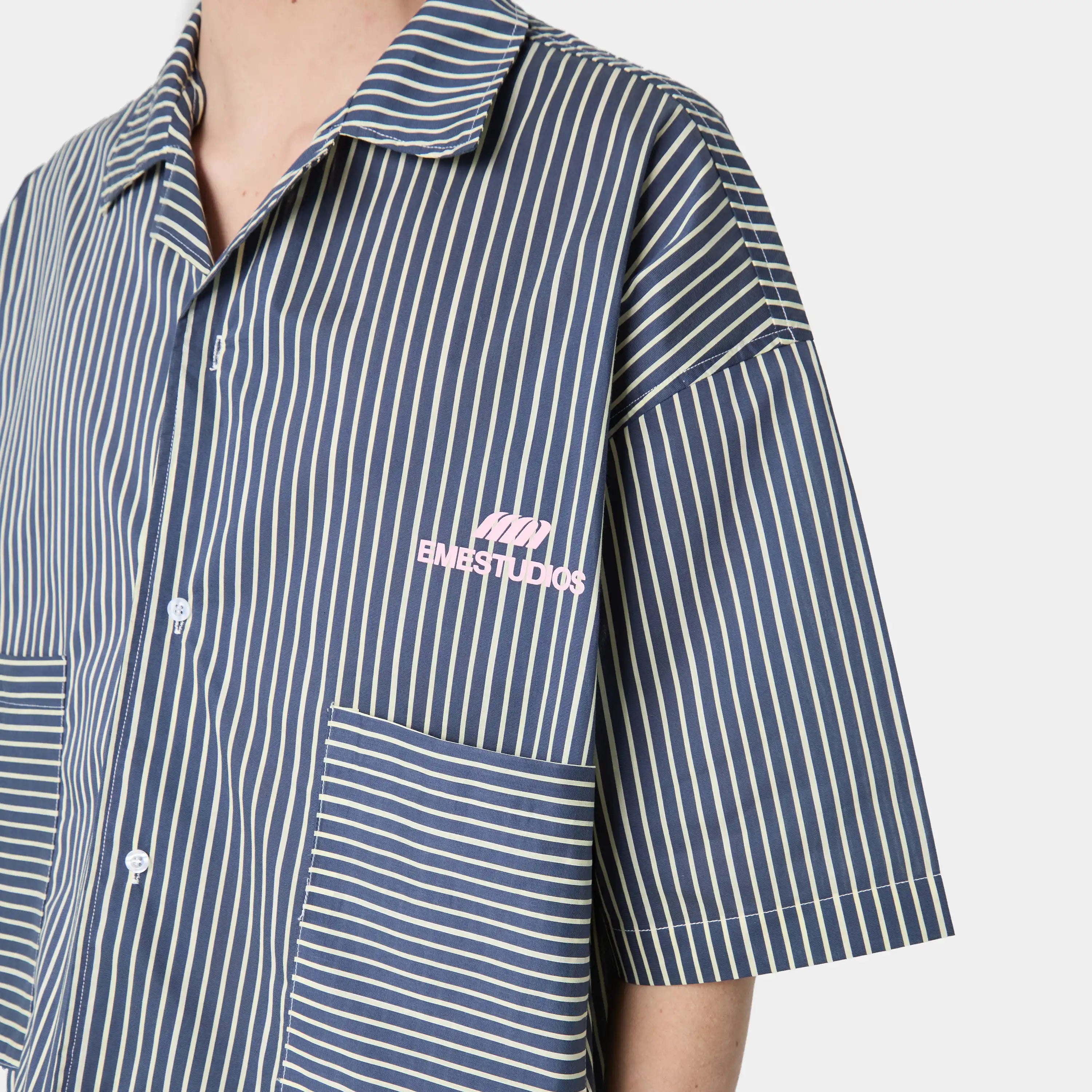 Pyjama Boxy Top Navy