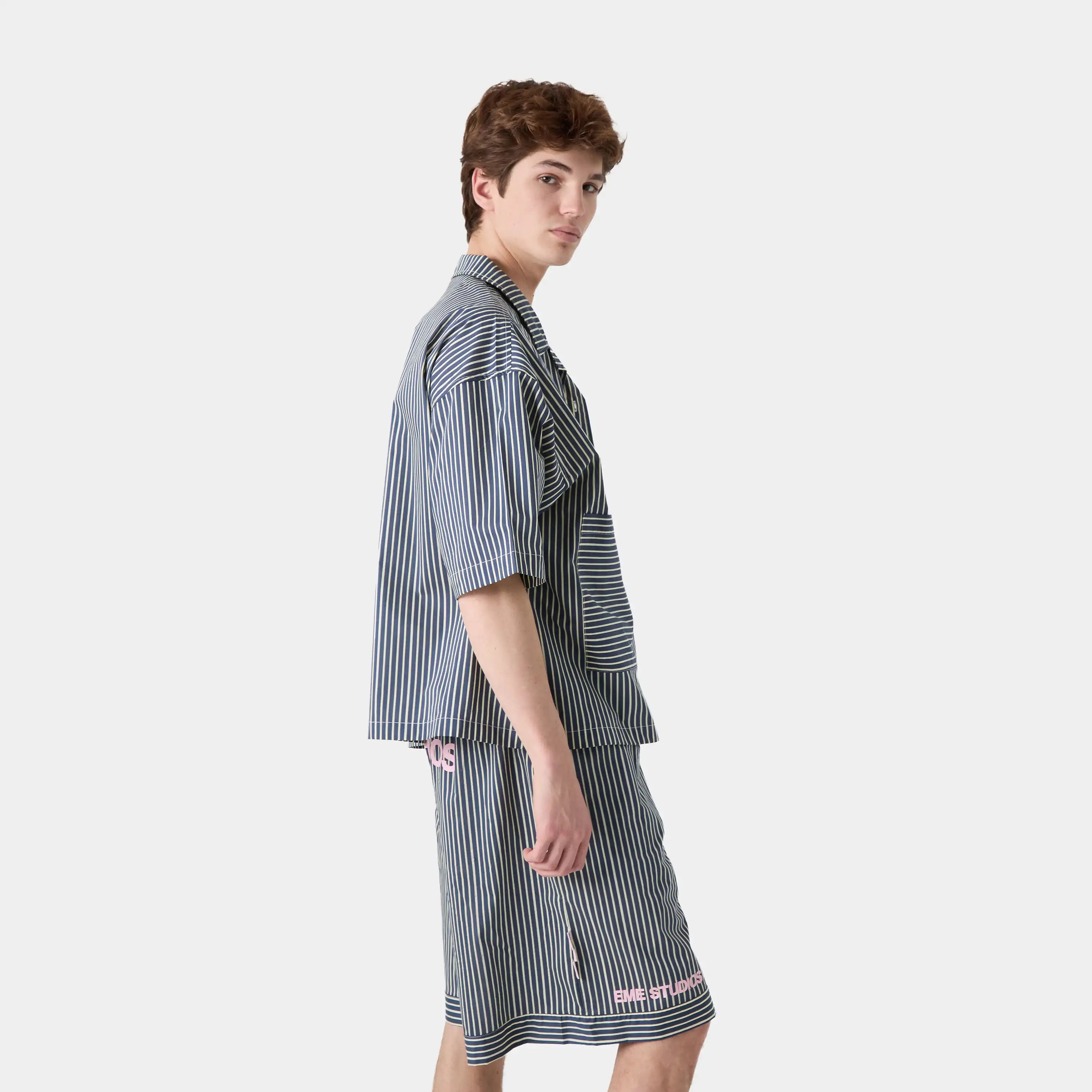 Pyjama Boxy Top Navy